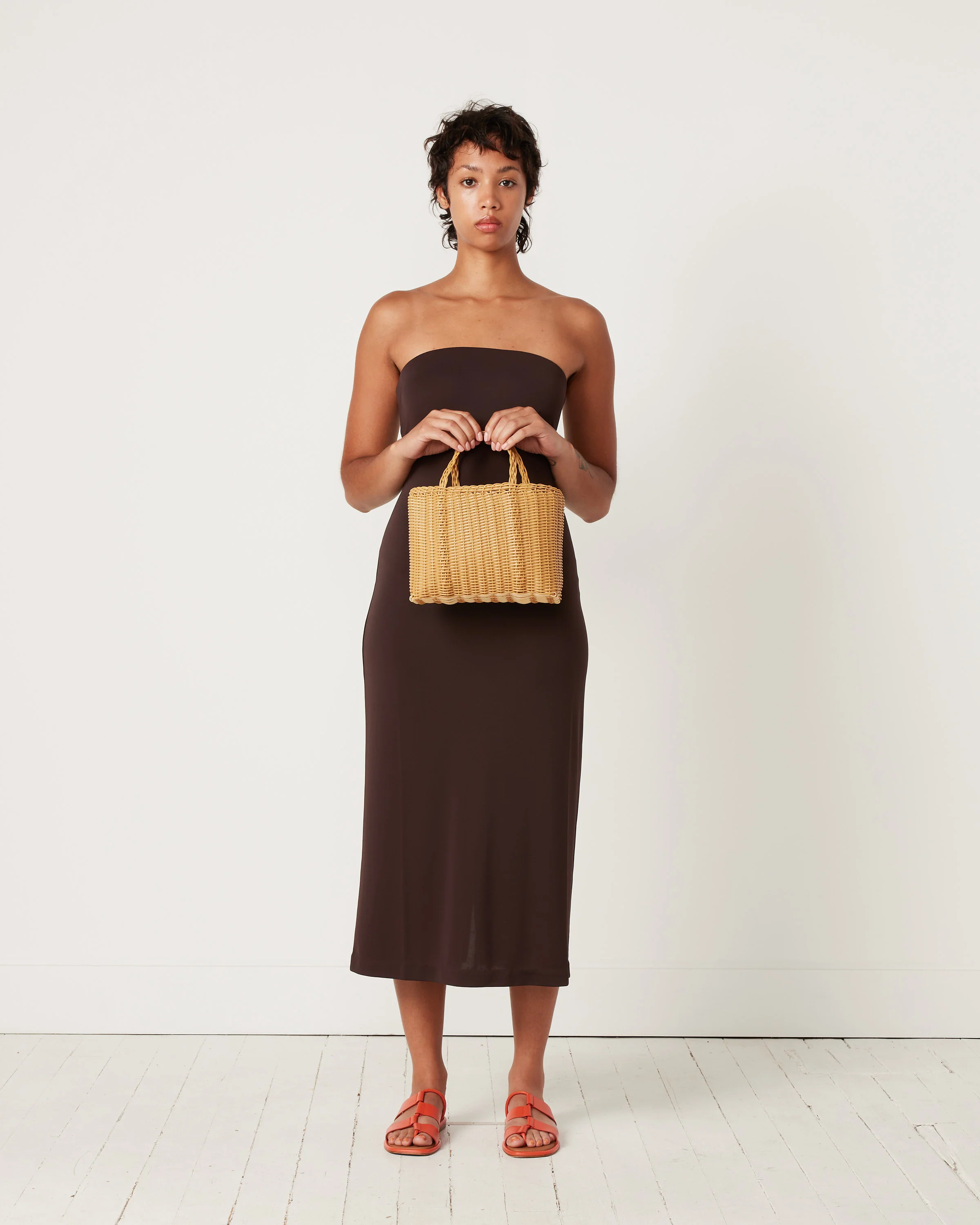 Mini Tote Purse in Caramel - Image 2