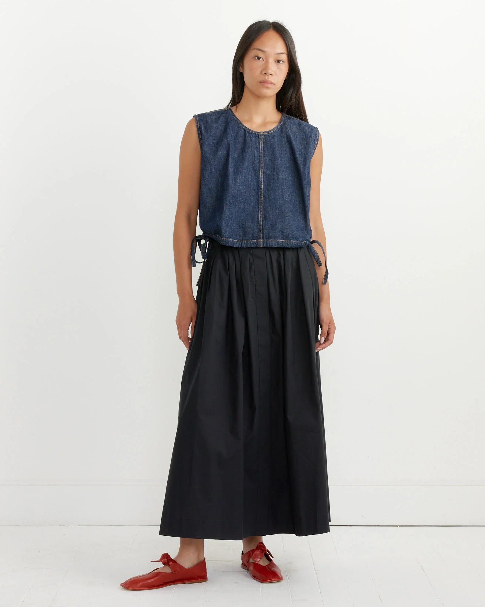 Aires Top in Dark Indigo - Image 2