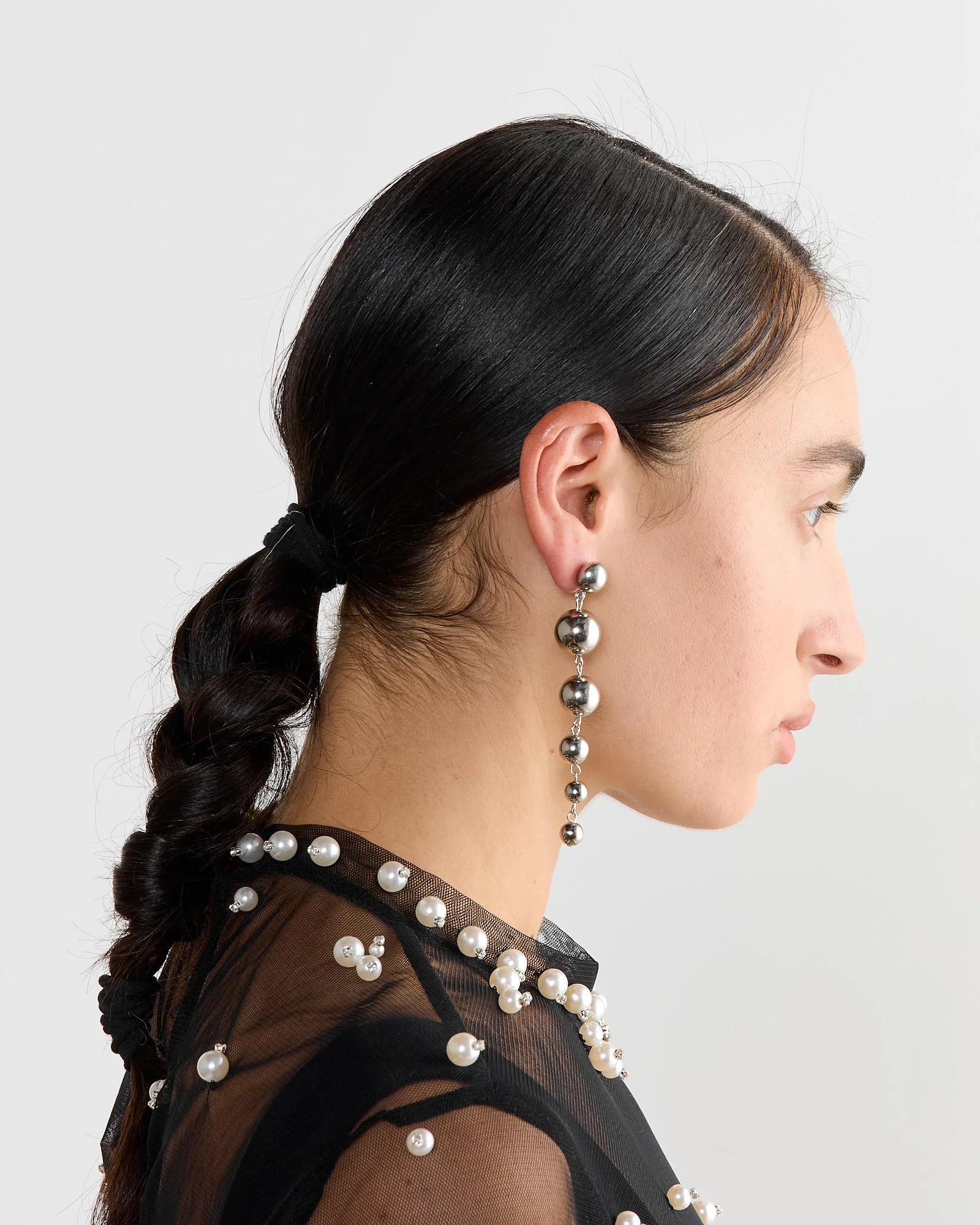 Raindrops Earrings in Silver - Image 2