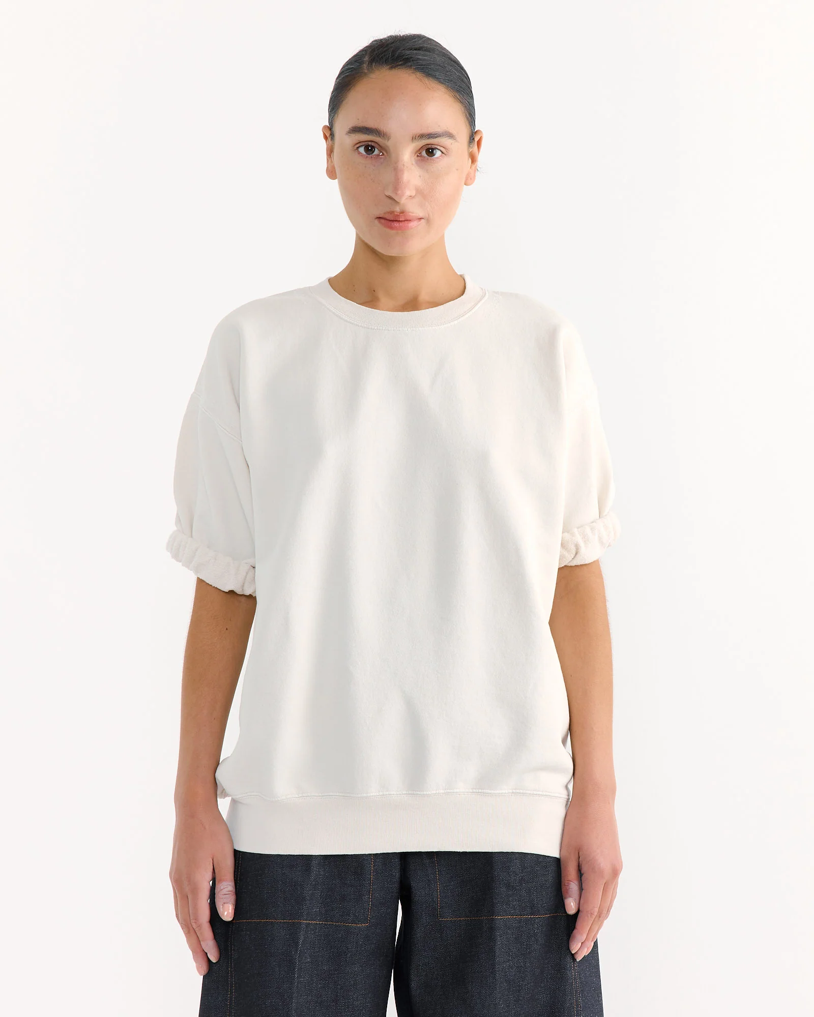 Stanza Sweatshirt in Dirty White