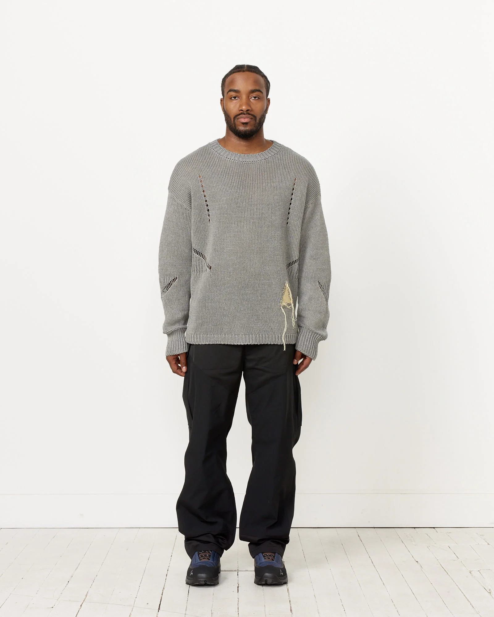 Hemp Crewneck in Grey - Image 2