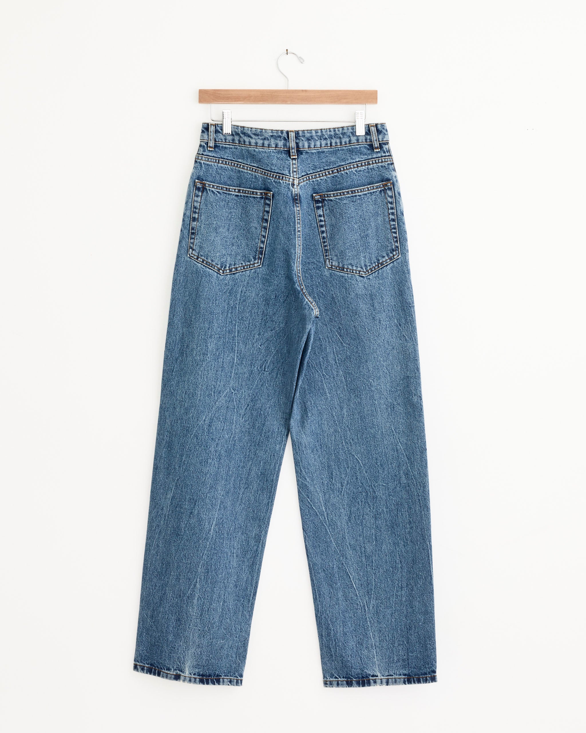 Signature Baggy Fit Jean in Mid Blue - Image 3