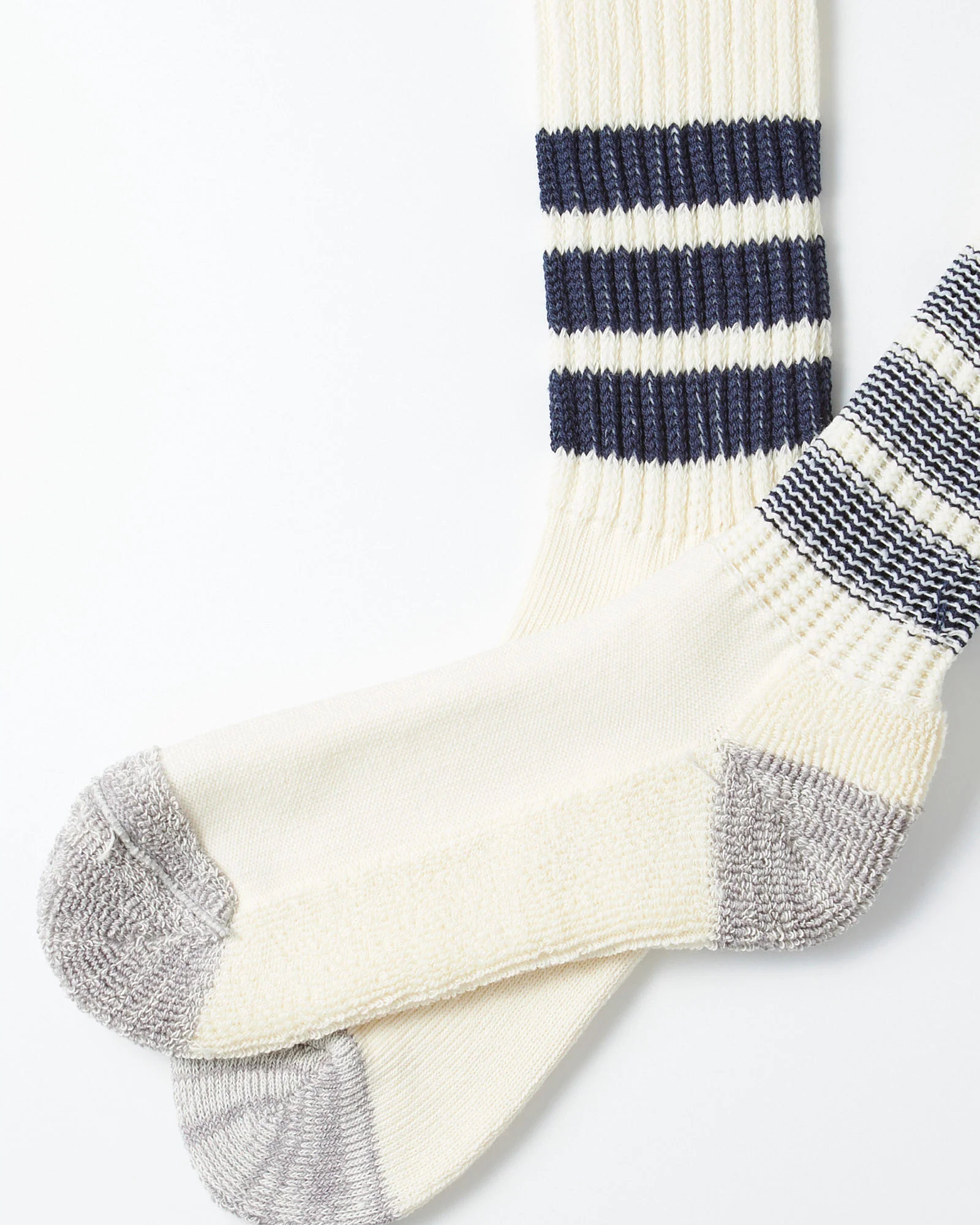 1255 Old School Crew Socks in Navy - Image 3