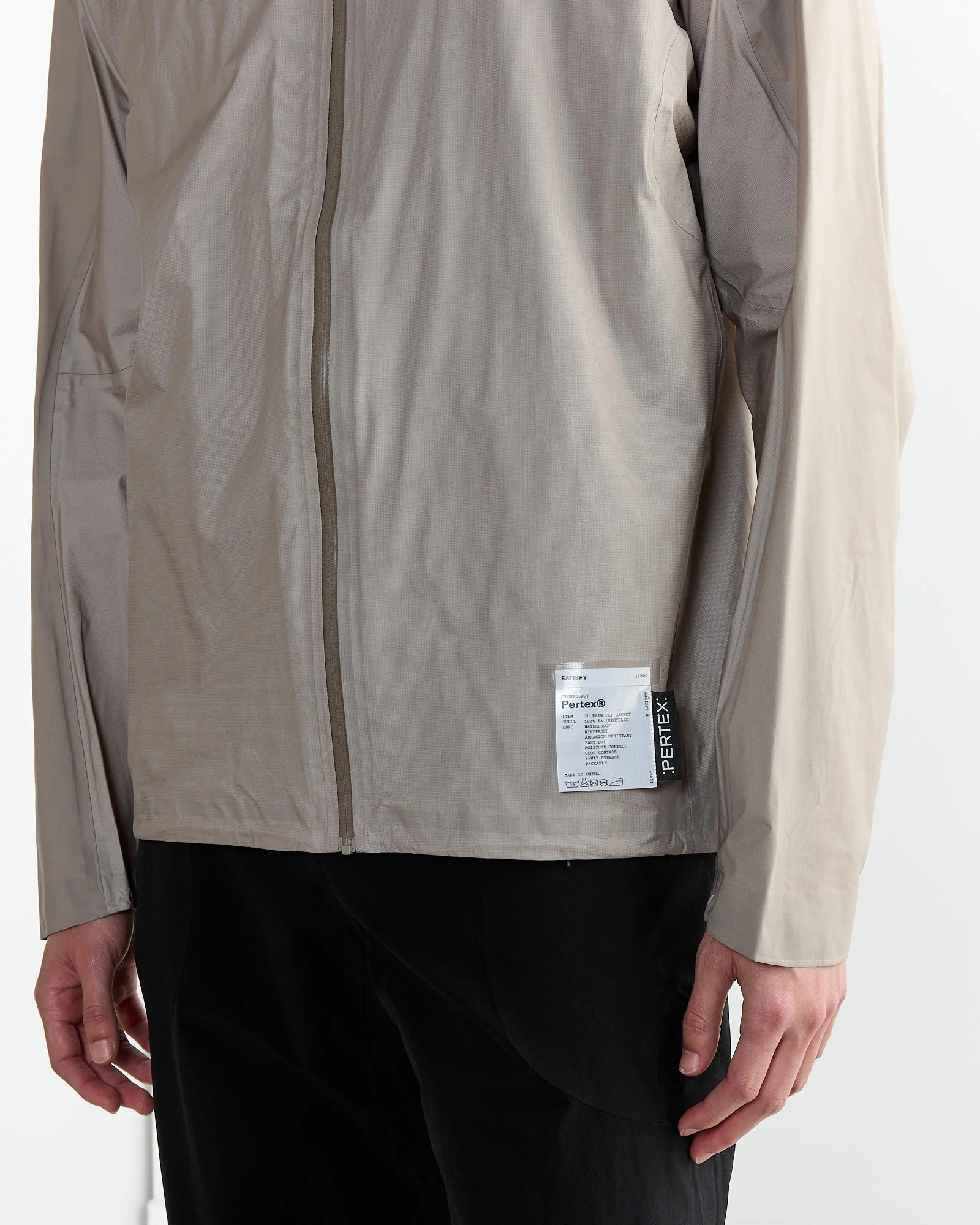 Pertex 3L Rain Fly Jacket in Moon - Image 3