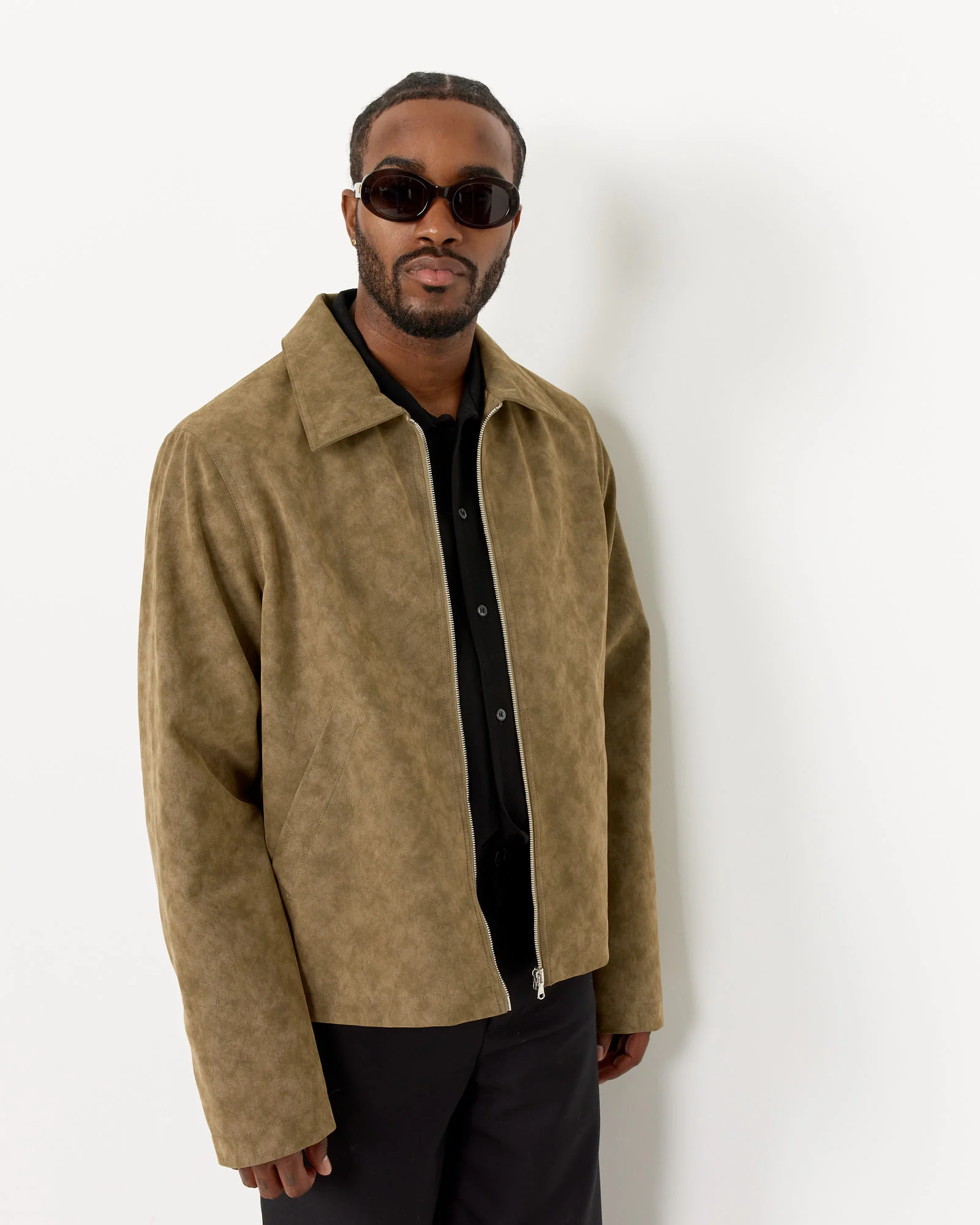 Bardem Jacket in Brushed Moss - Image 5