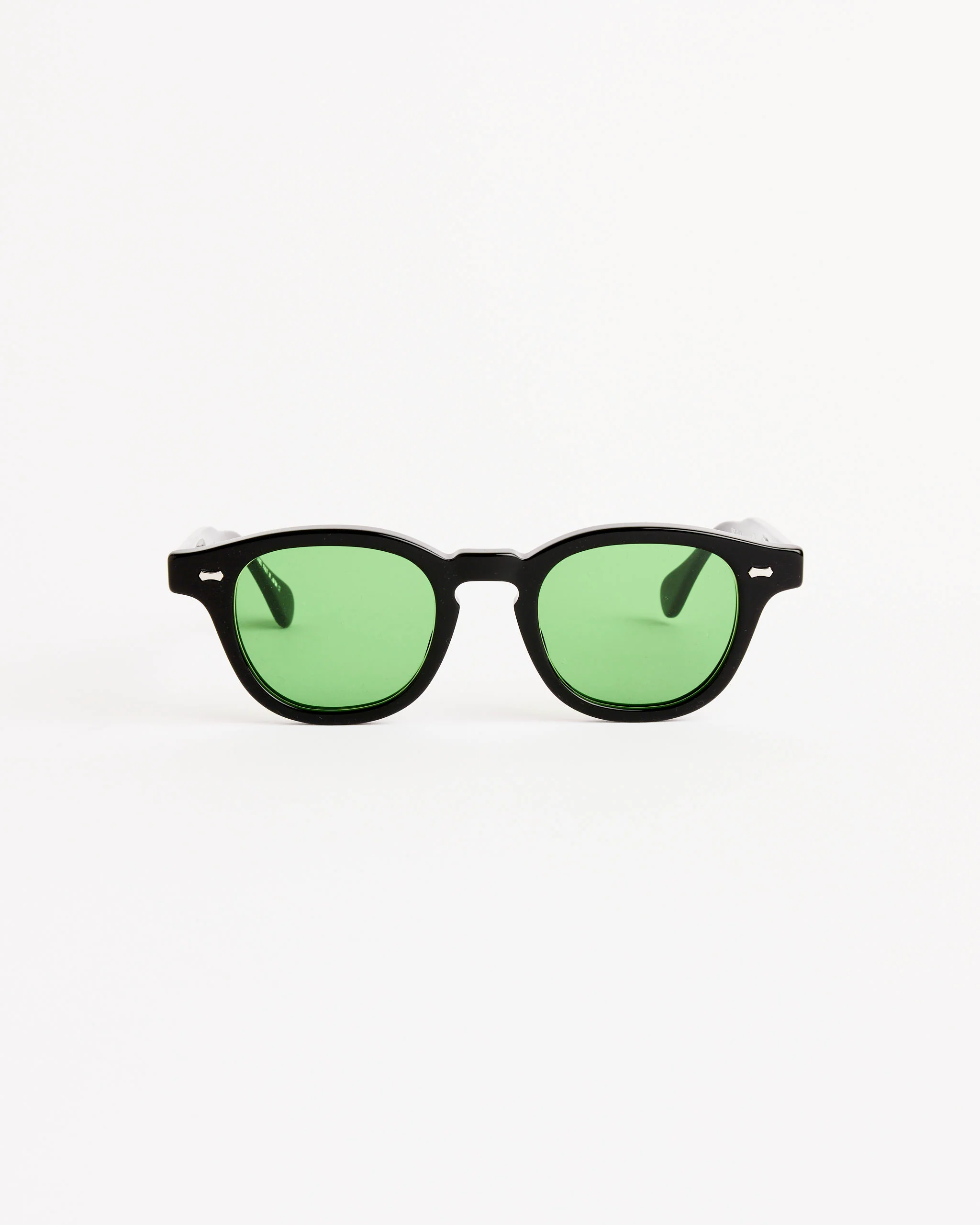 Arnie Sunglasses in Black/Med Green