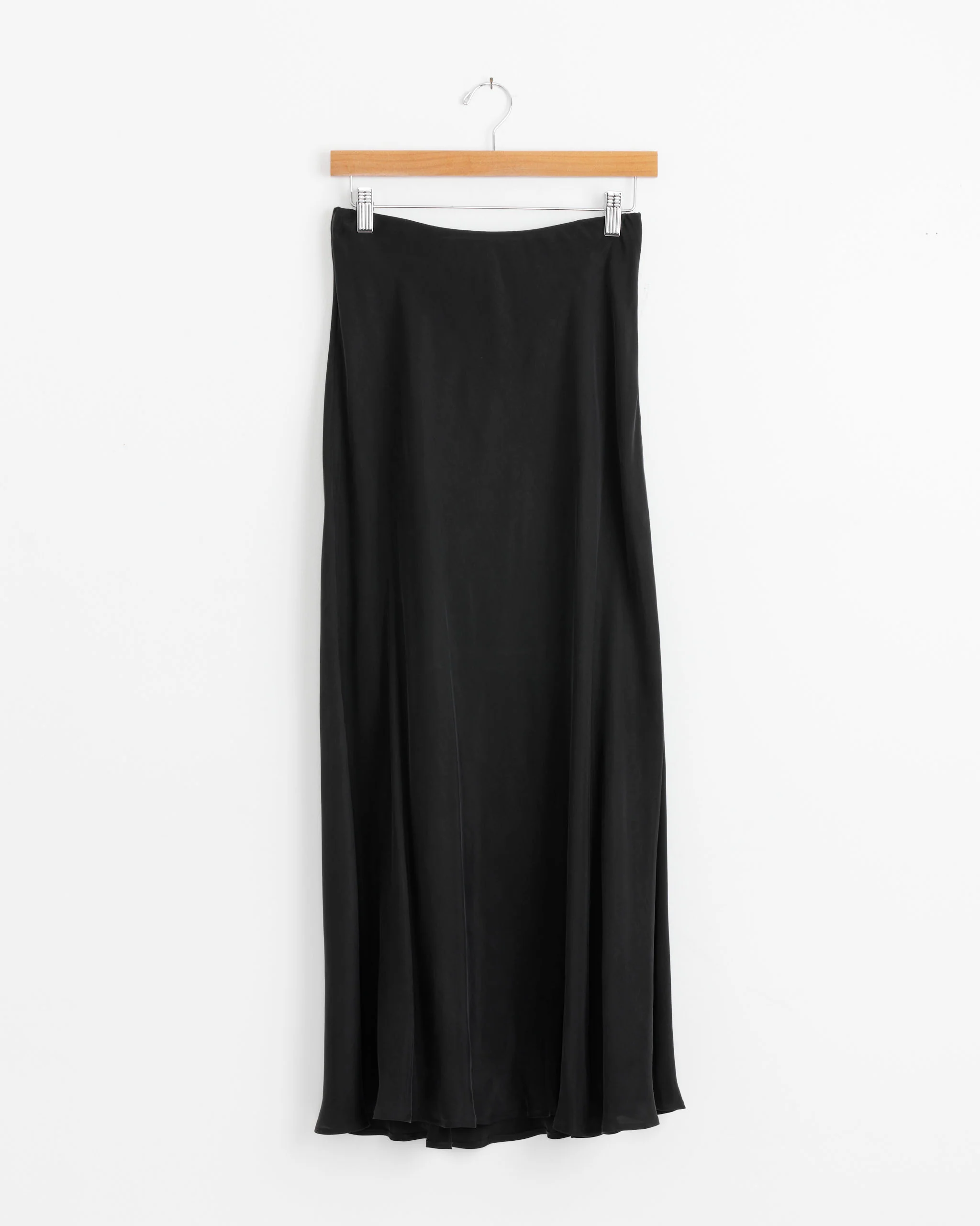 Bias Skirt in Onyx
