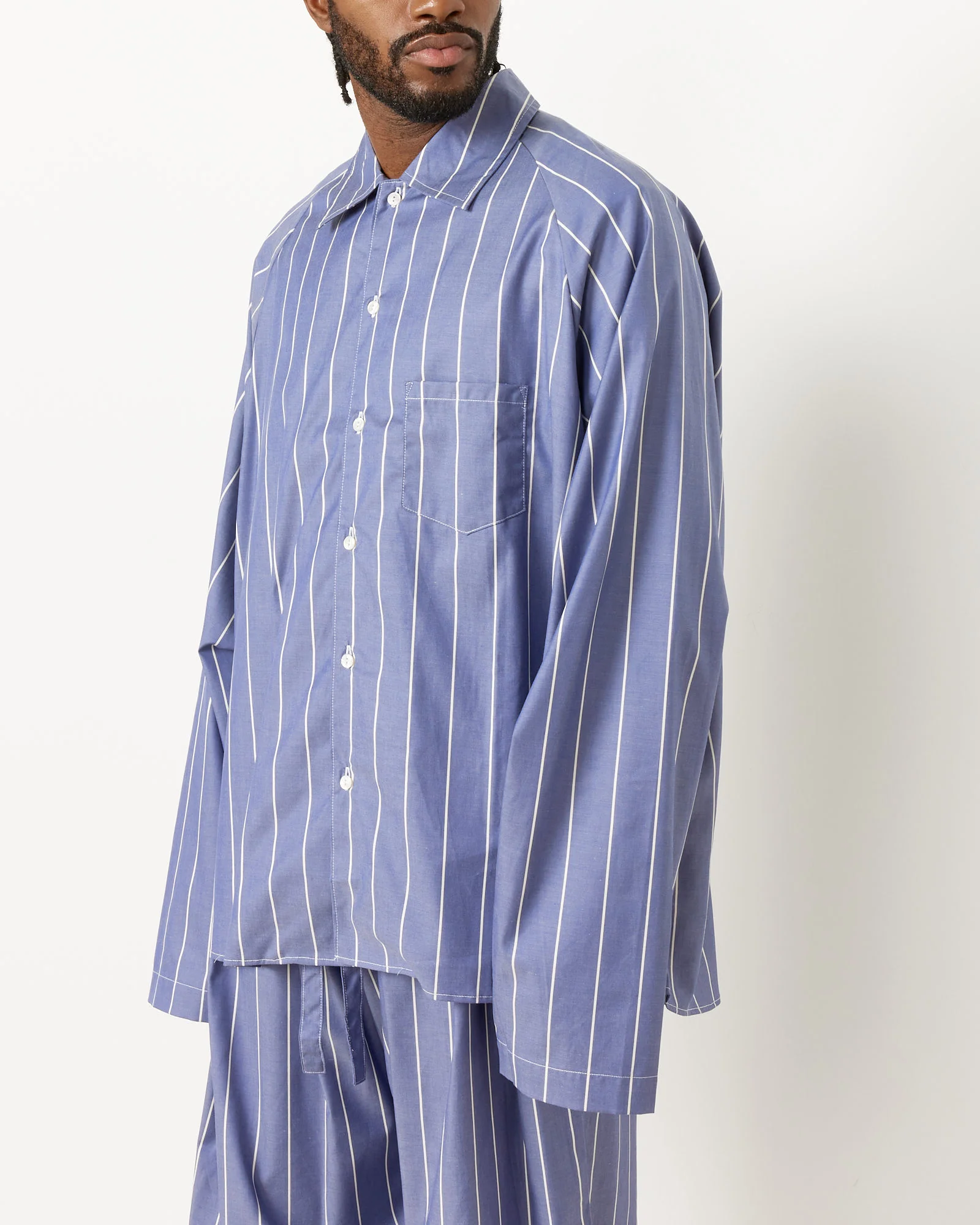 Essentials Pjs in Navy - Image 3