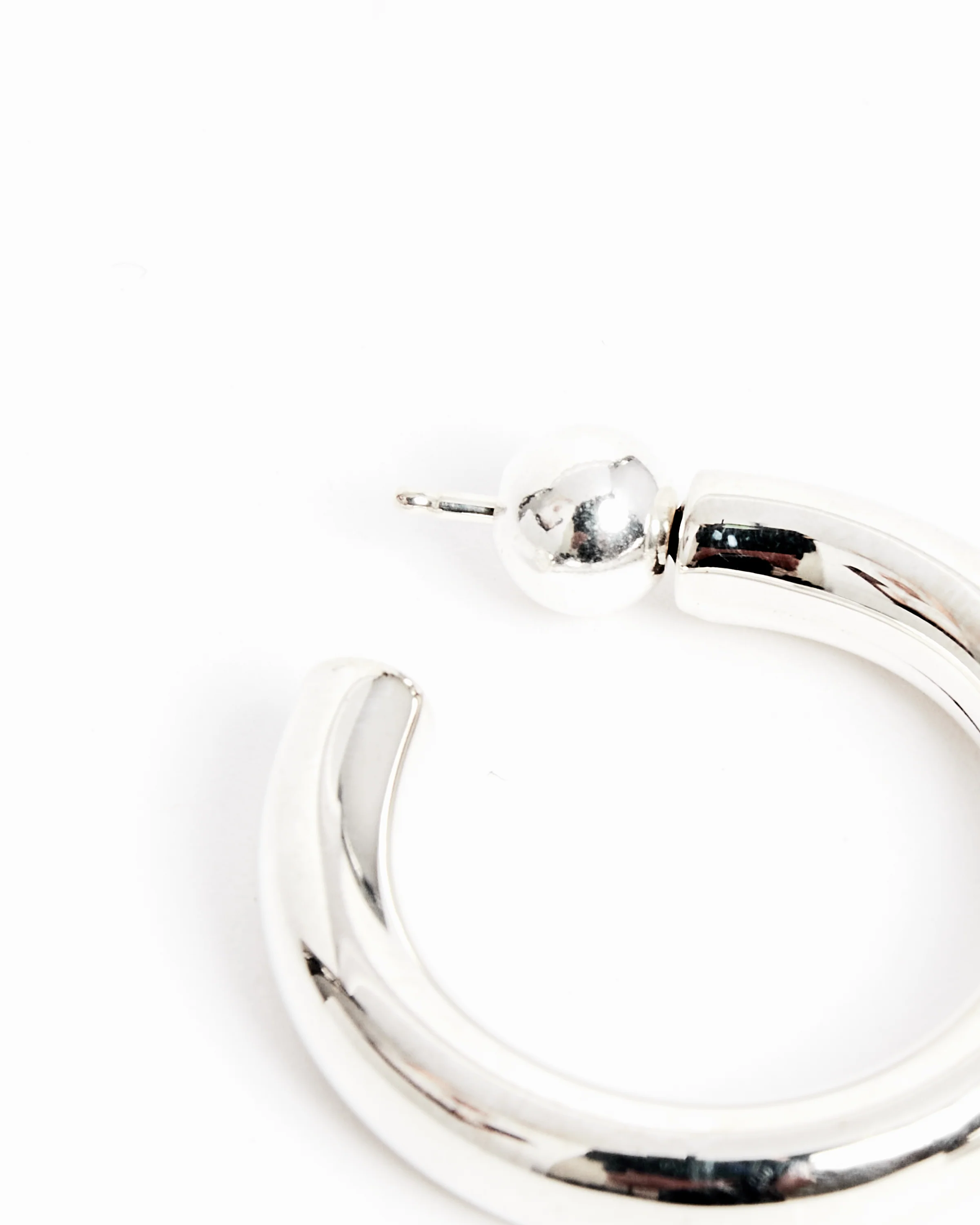 Small Everyday Hoops in Sterling Silver - Image 3