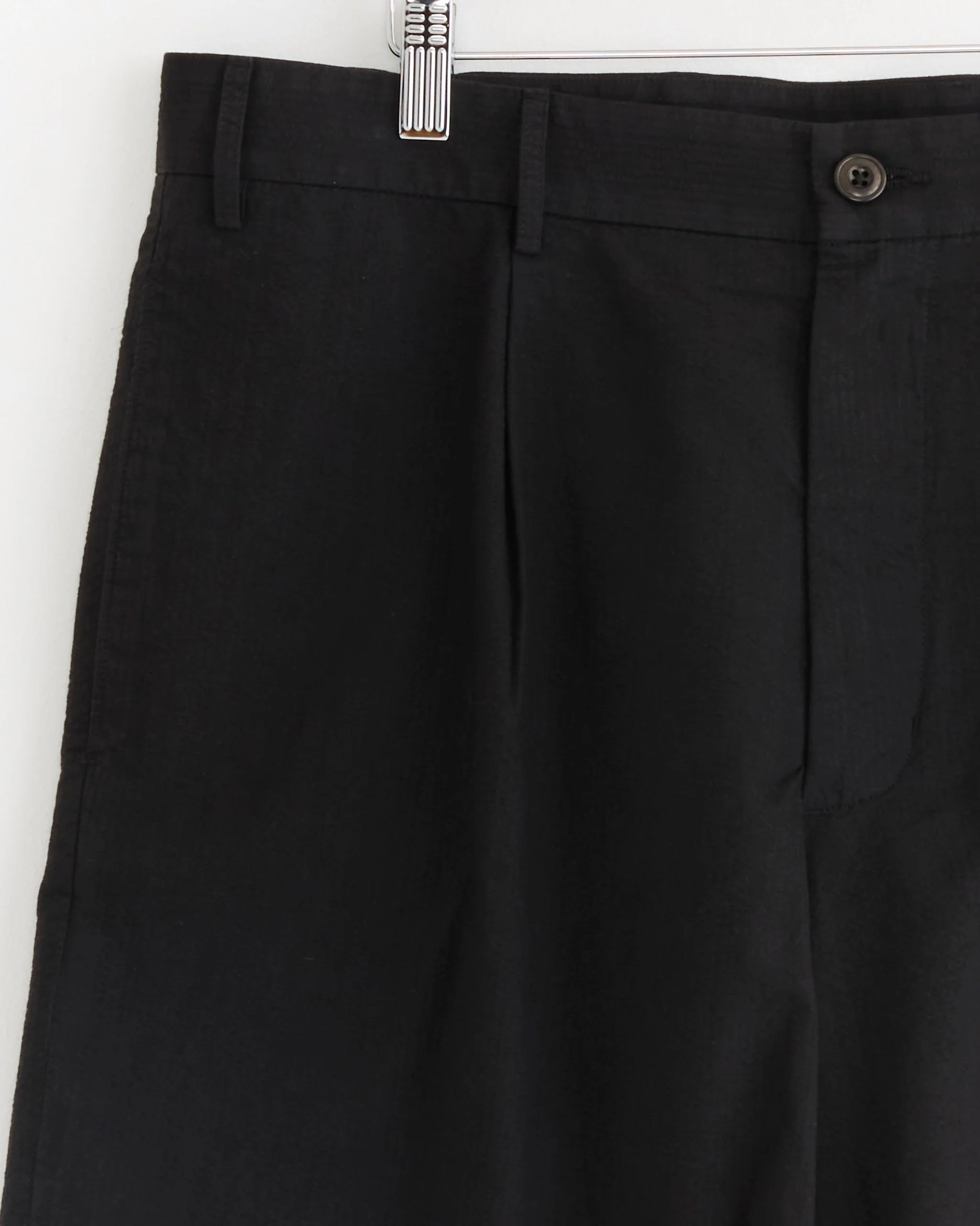 Arroyo Short in Japanese Seersucker Black - Image 3