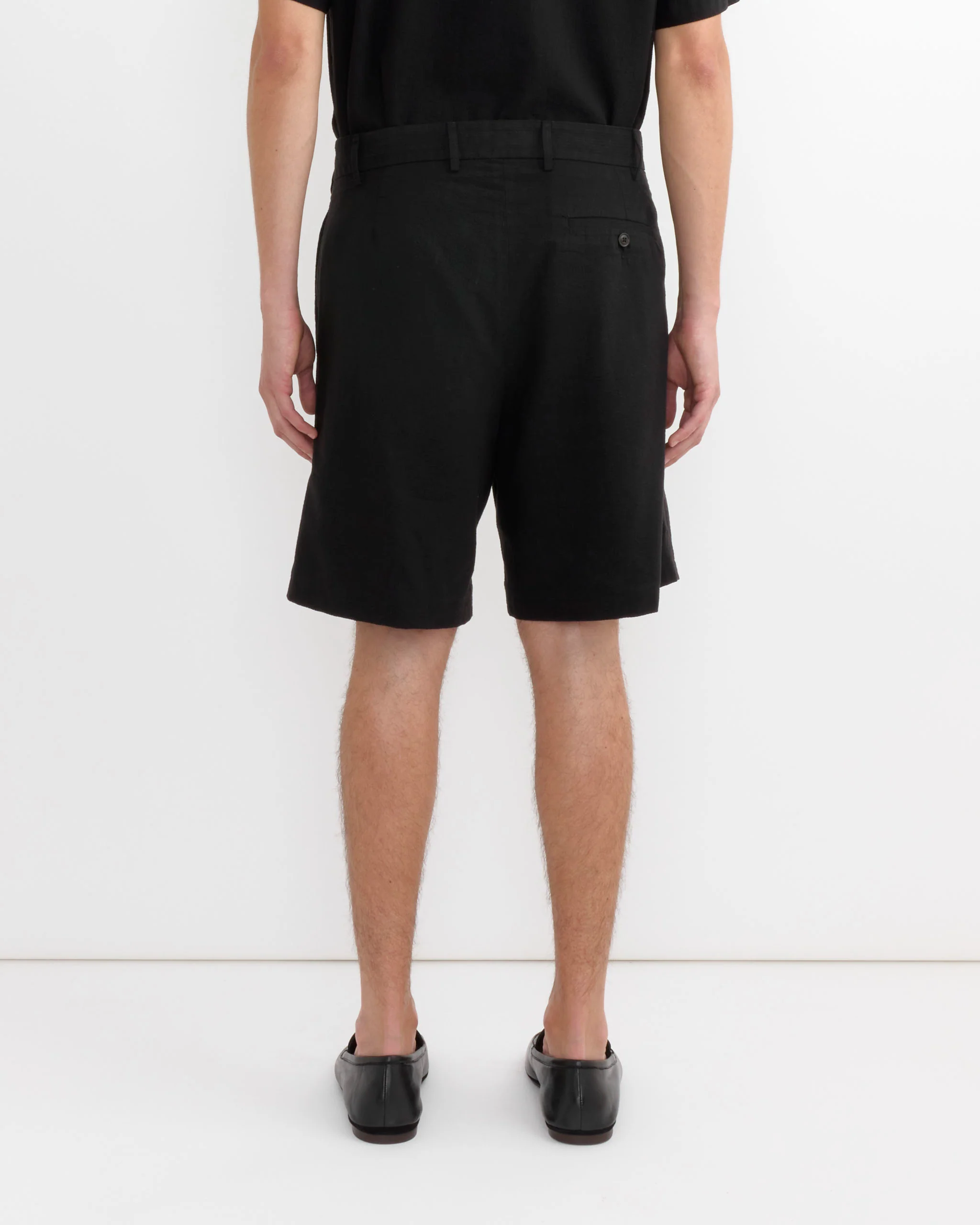 Arroyo Short in Japanese Seersucker Black - Image 5