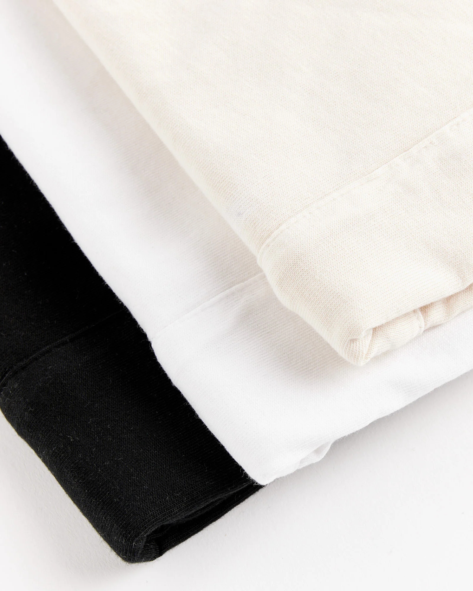 Big Pocket Tee 3 Pack in Black/Natural/White - Image 3