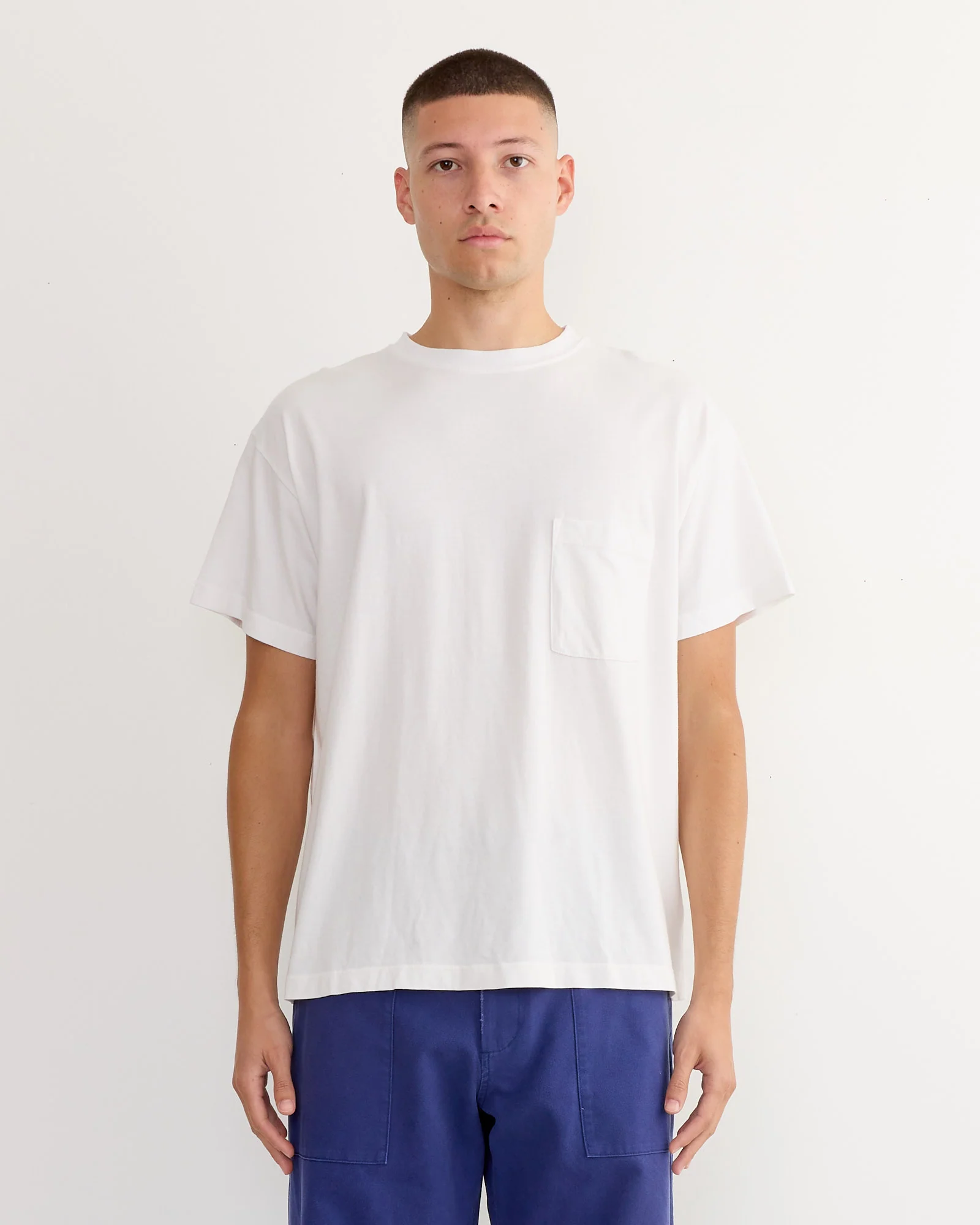 Big Pocket Tee 3 Pack in Black/Natural/White - Image 6