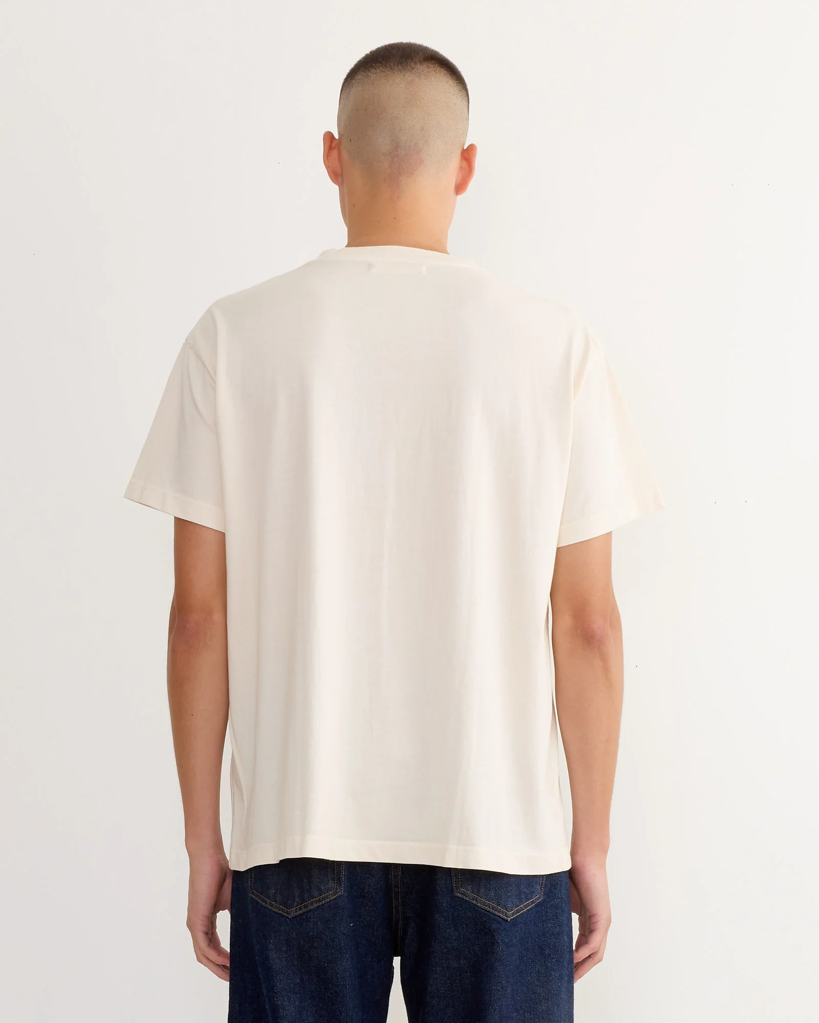 Big Pocket Tee in Natural - Image 3