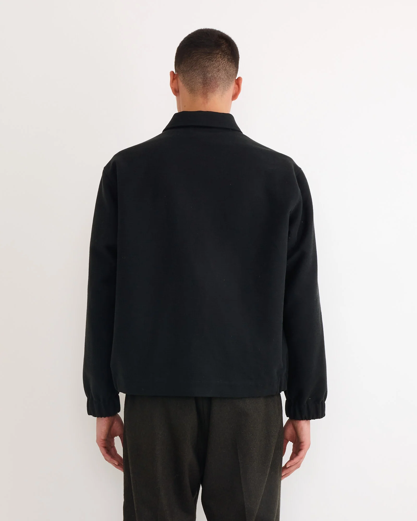 Blakey Jacket in Moleskin Black - Image 2