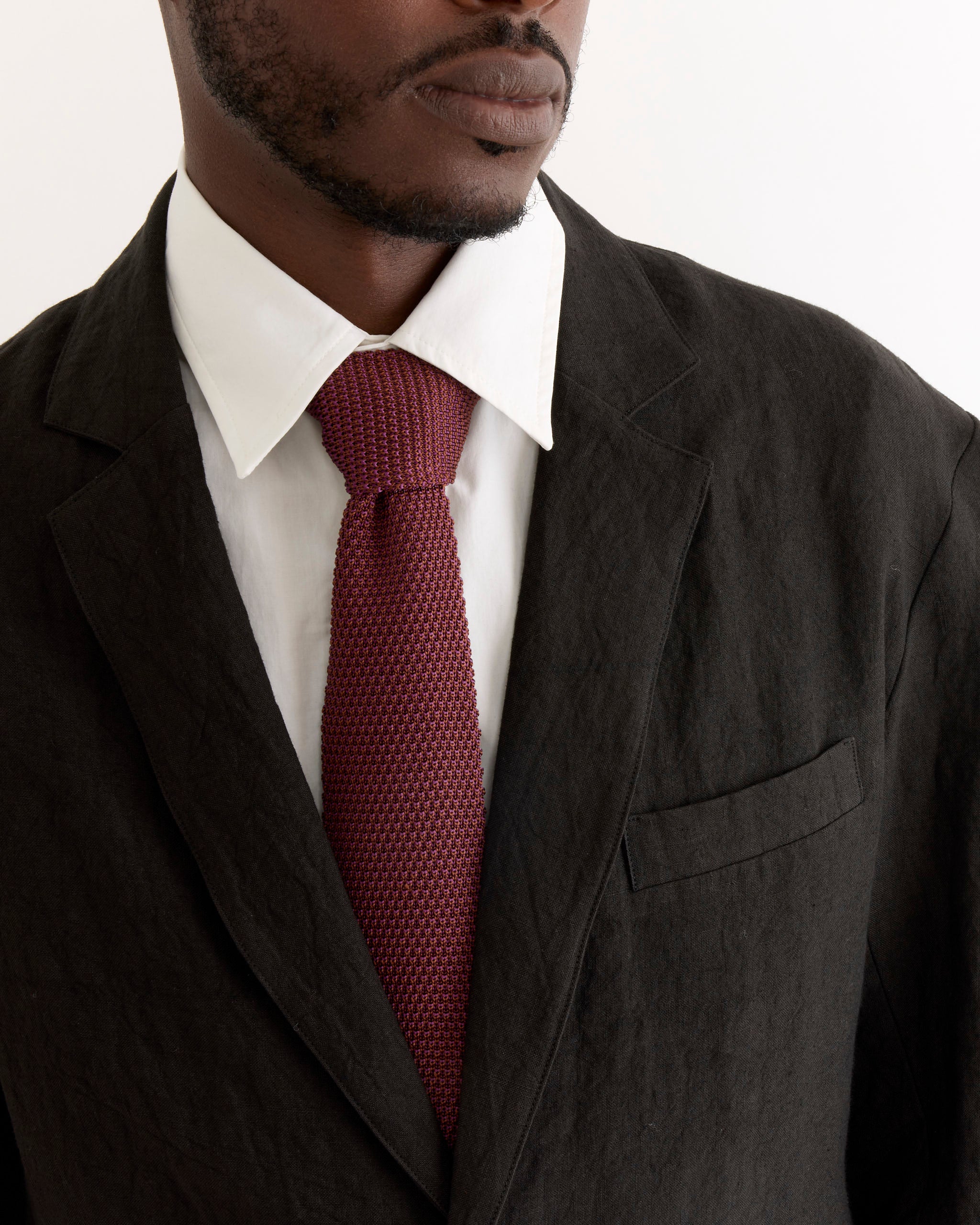 Blazer in Sun Dried Linen Black - Image 5