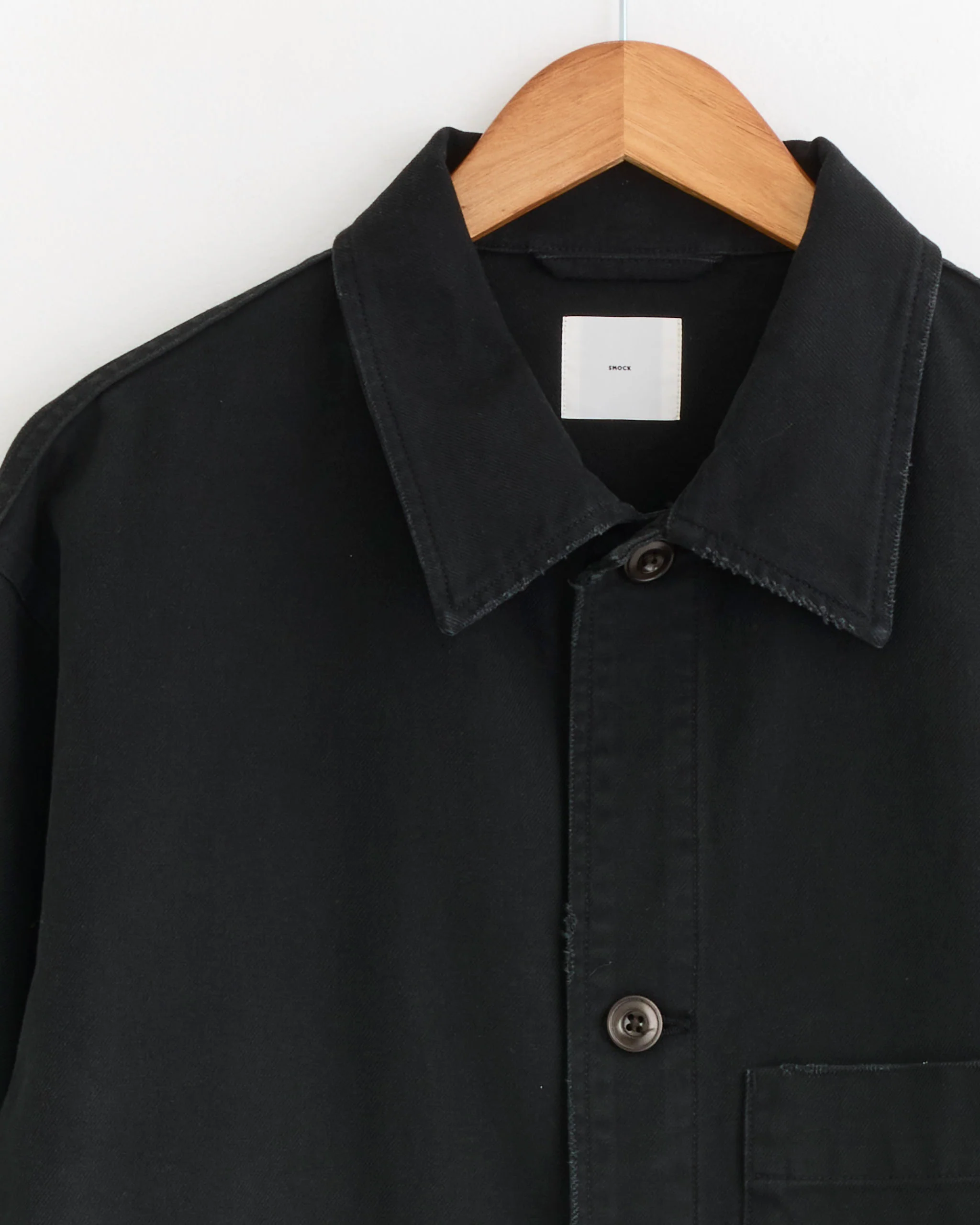 Lang Jacket in French Cotton Twill Black - Image 4