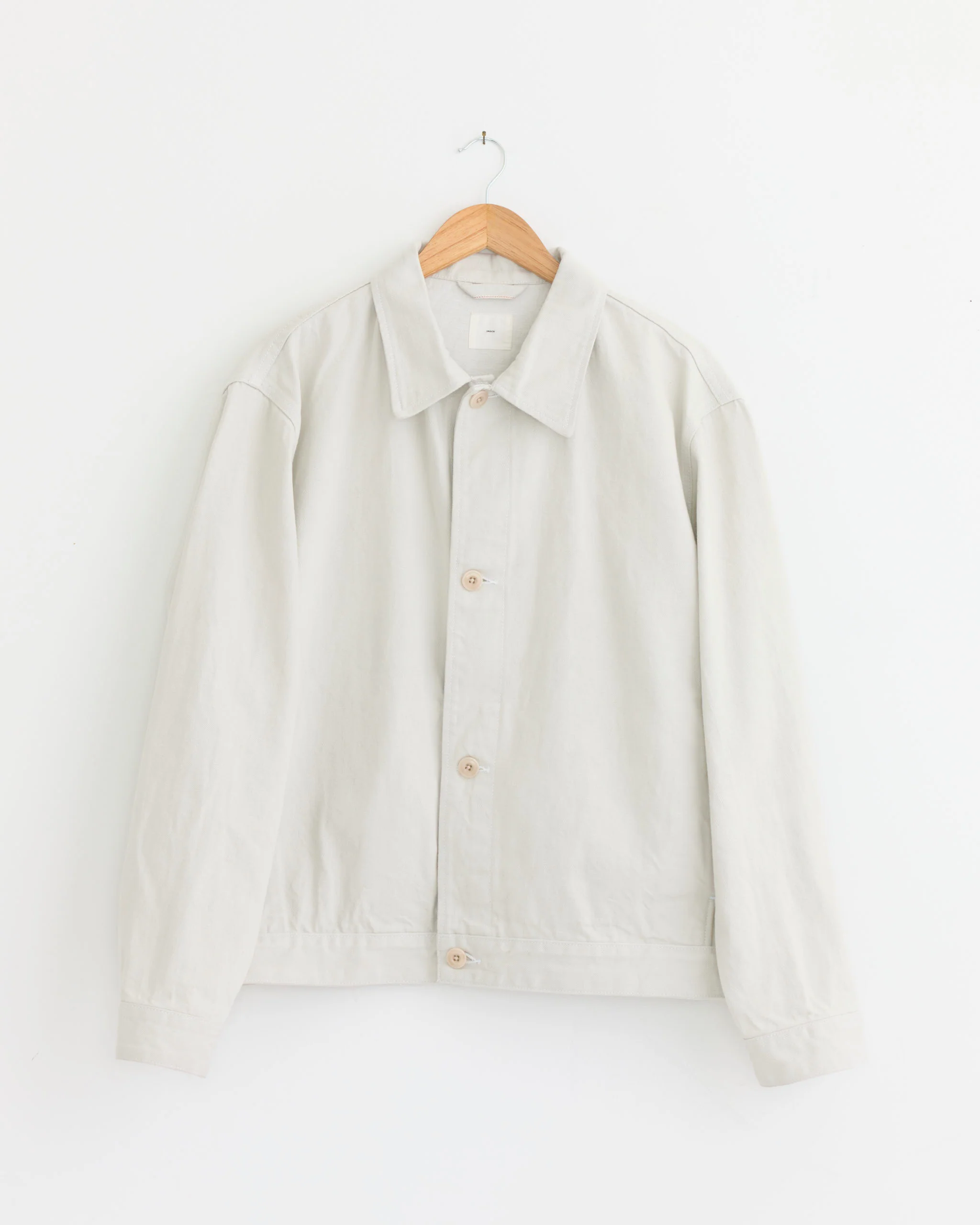 Lang Jacket in Selvedge Denim Ivory