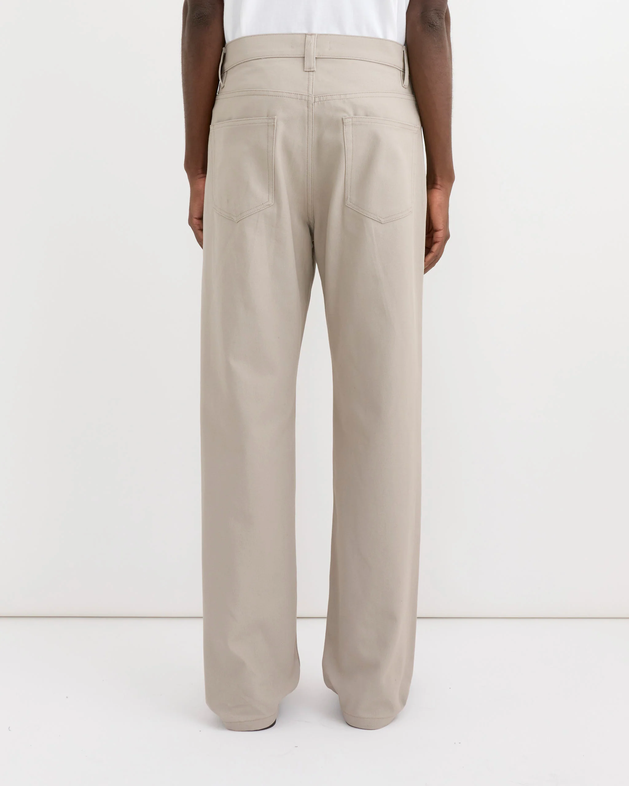 Ply Jean in Japanese Cotton Twill Greige - Image 4