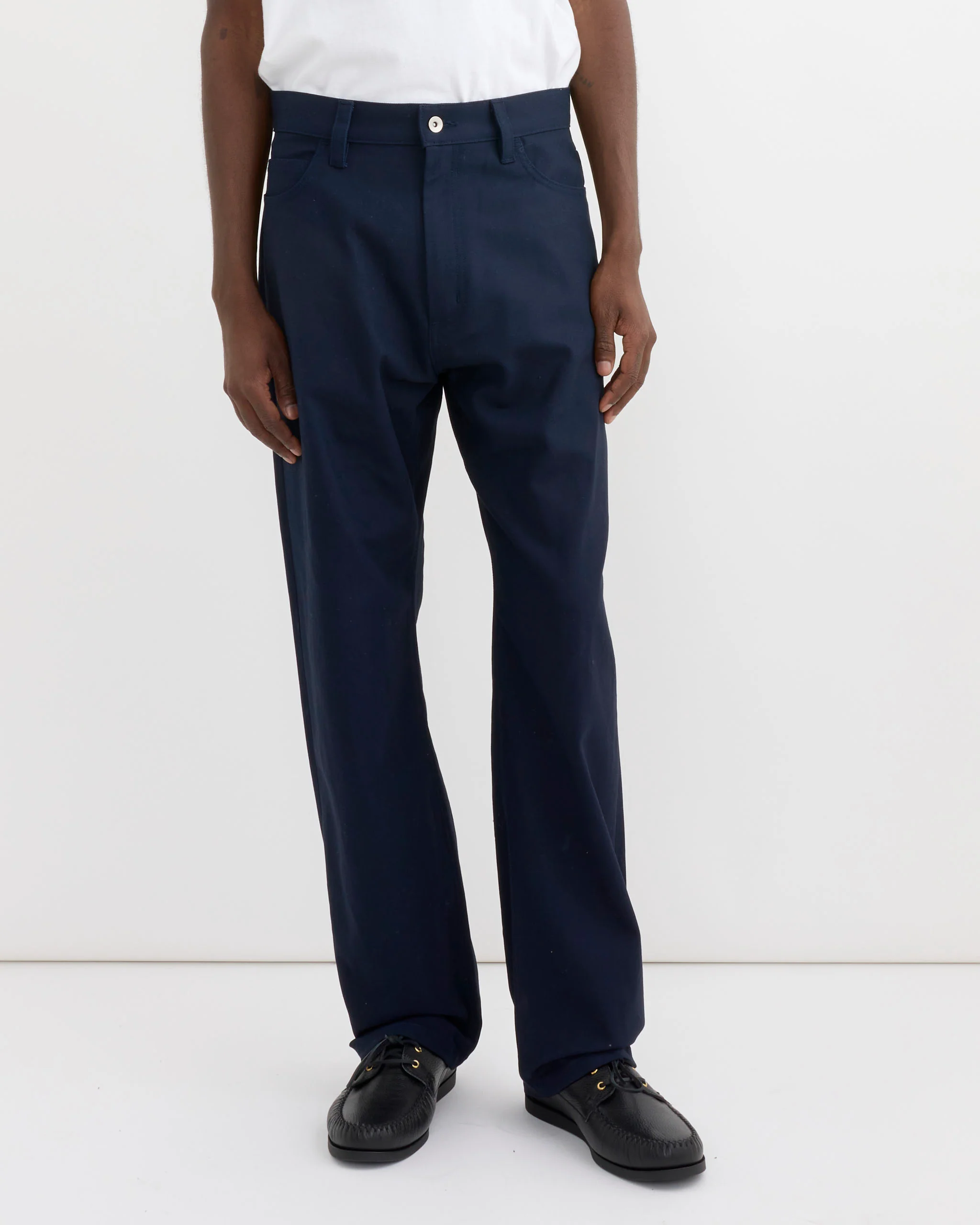 Ply Jean in Japanese Cotton Twill Navy - Image 2