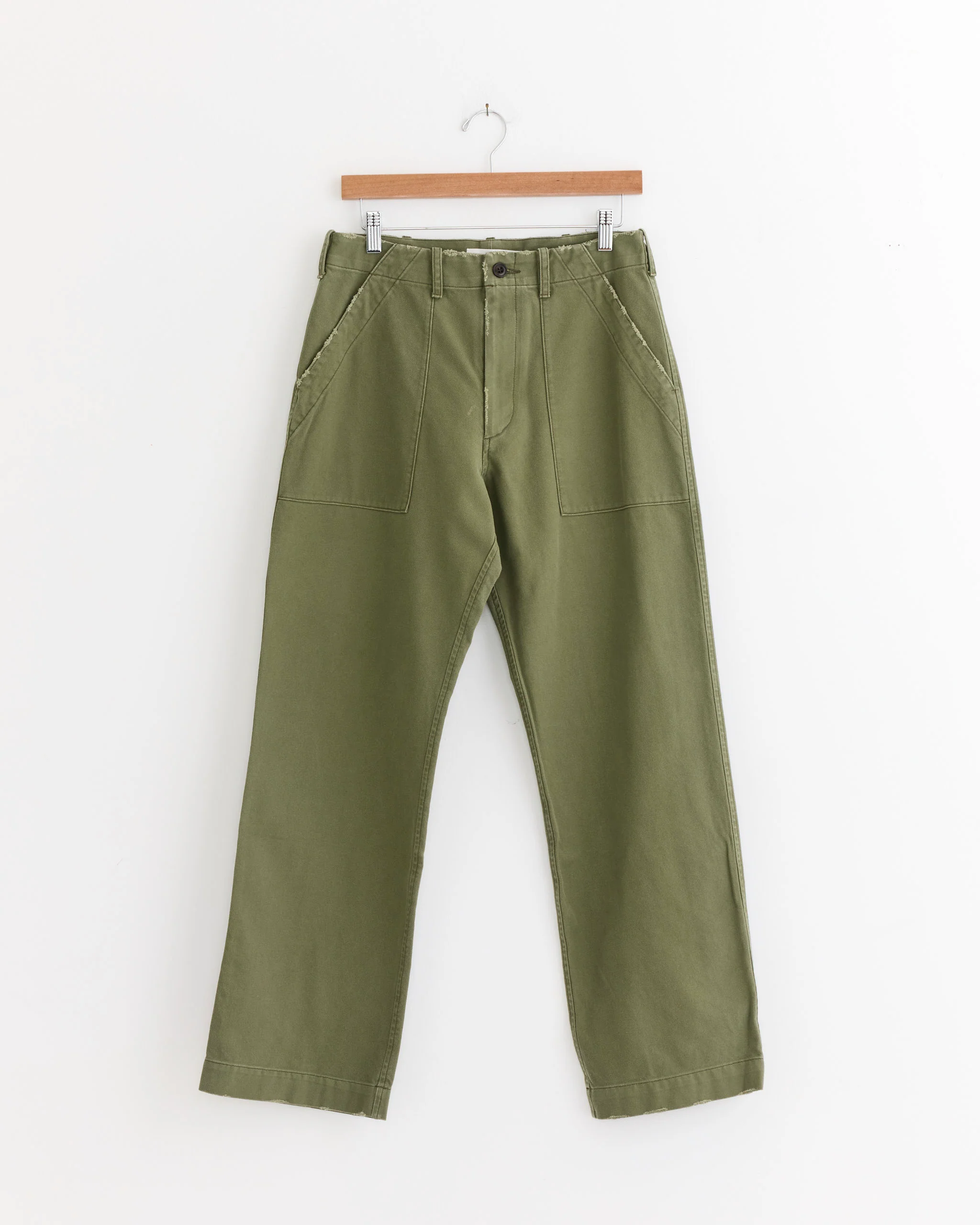 Toyon Pant in French Cotton Twill Olive