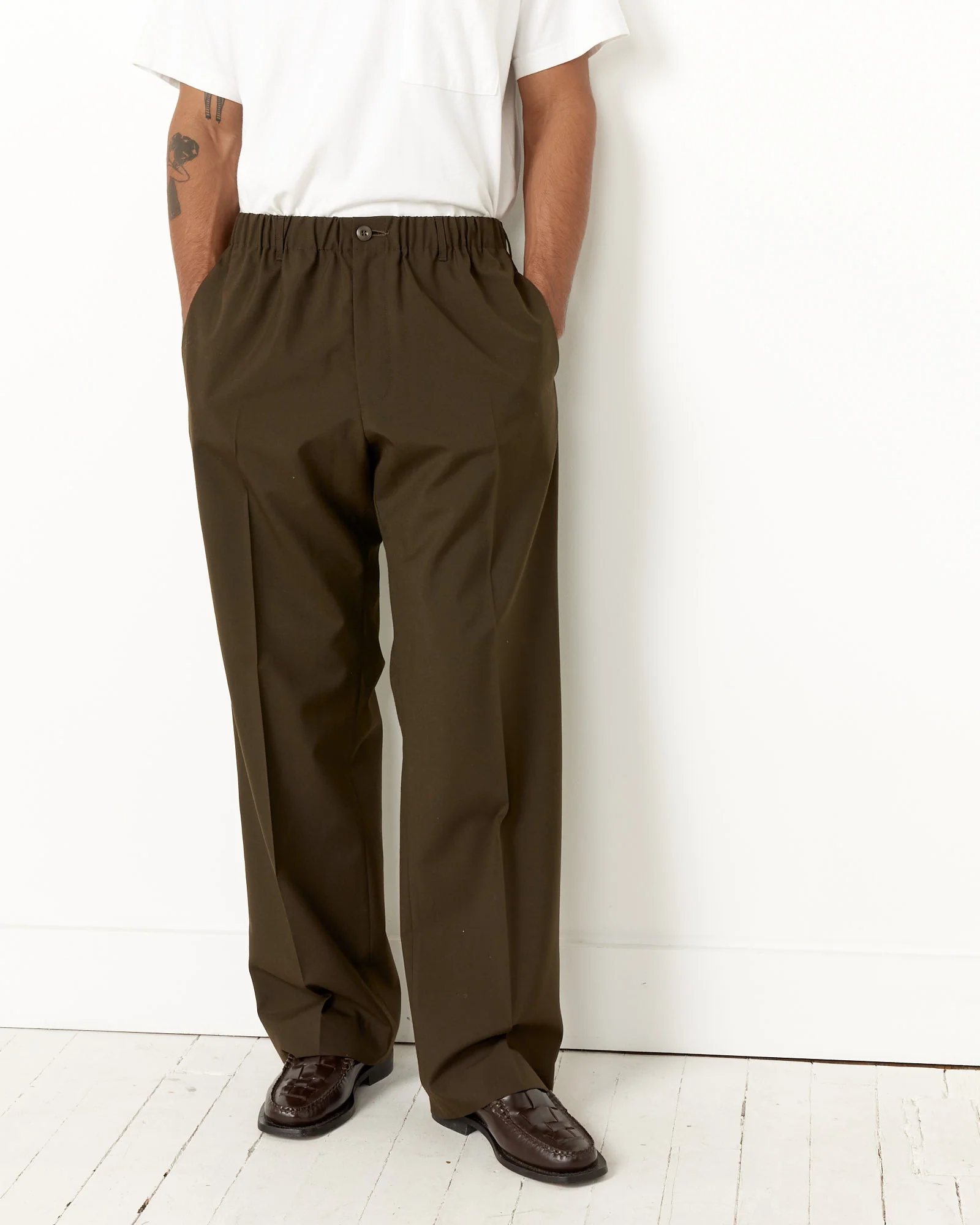 West Coast Pant 3.0 in Tropical Wool Nutmeg - Image 4