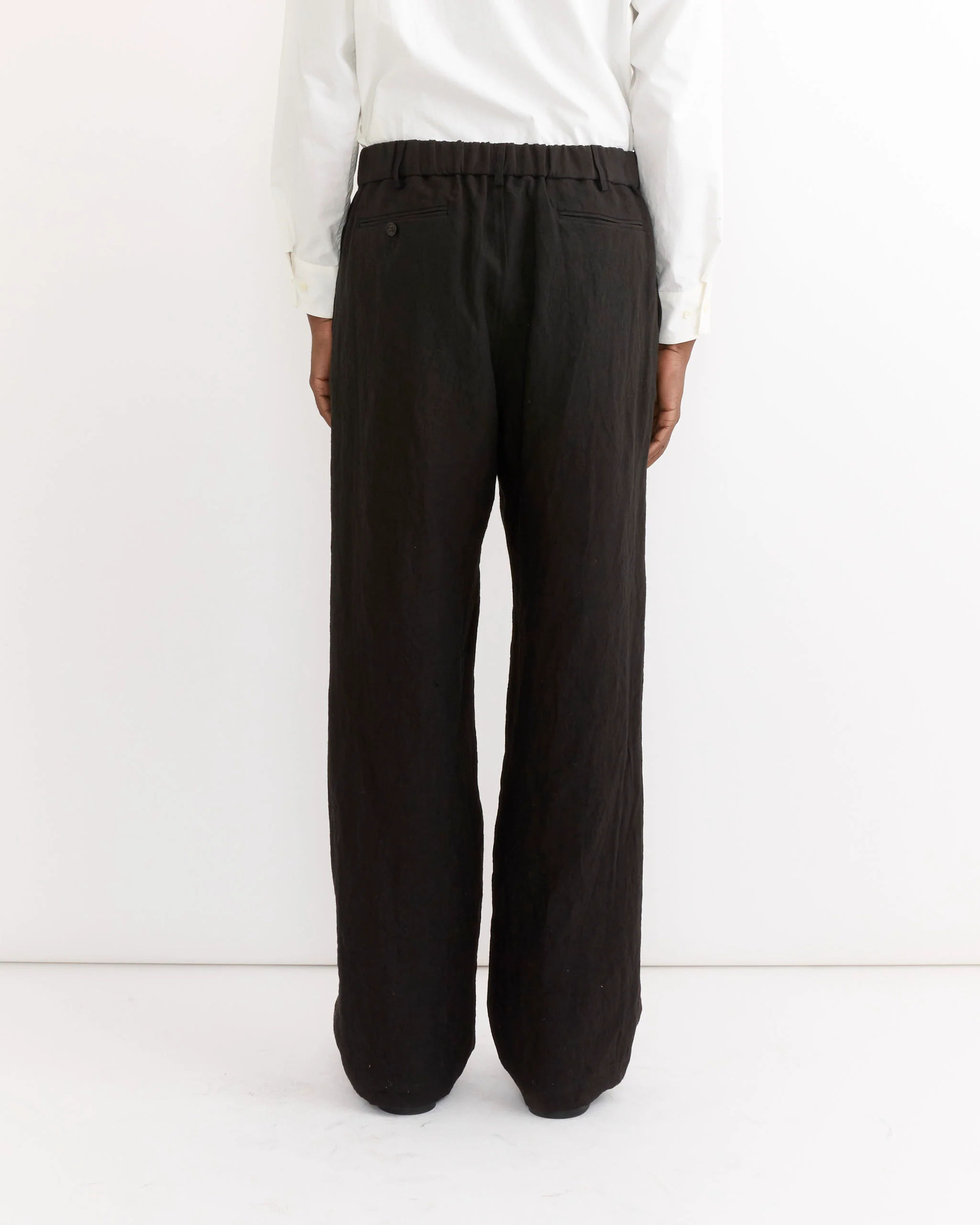 West Coast Pant in Sun Dried Linen Black - Image 4