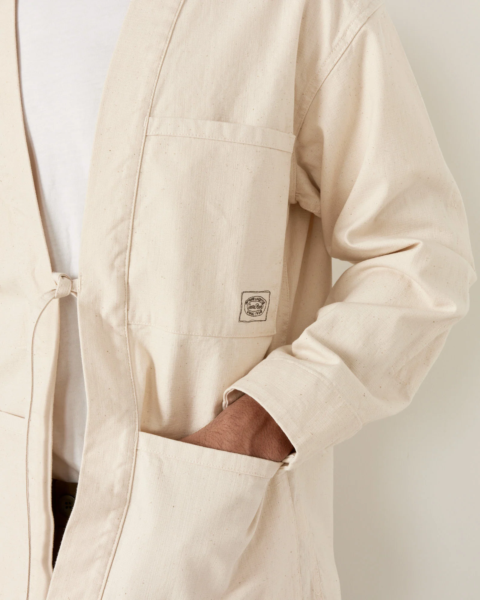 OG Canvas Noragi Jacket in Ecru - Image 4