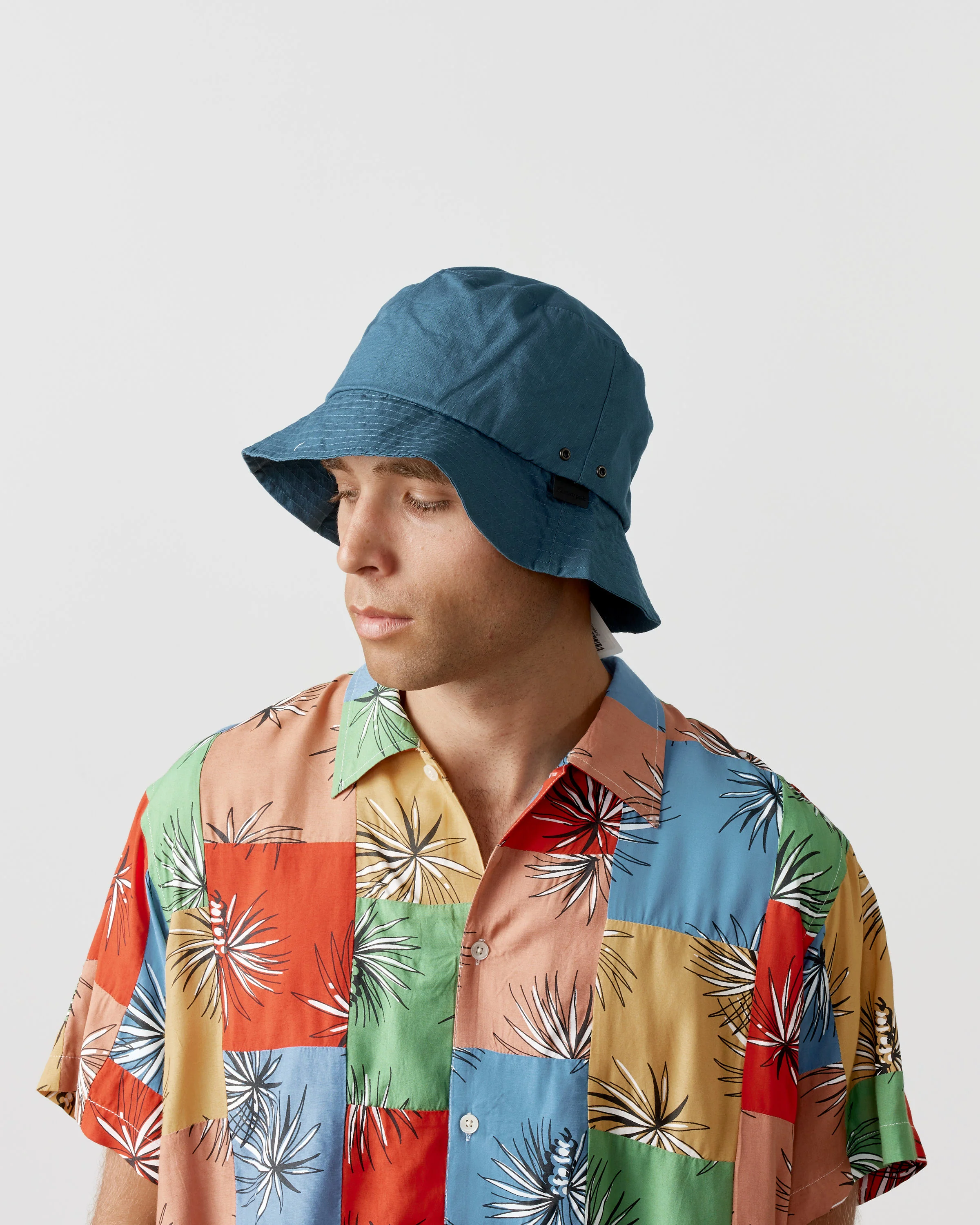 Takibi Light Ripstop Hat in Navy - Image 3
