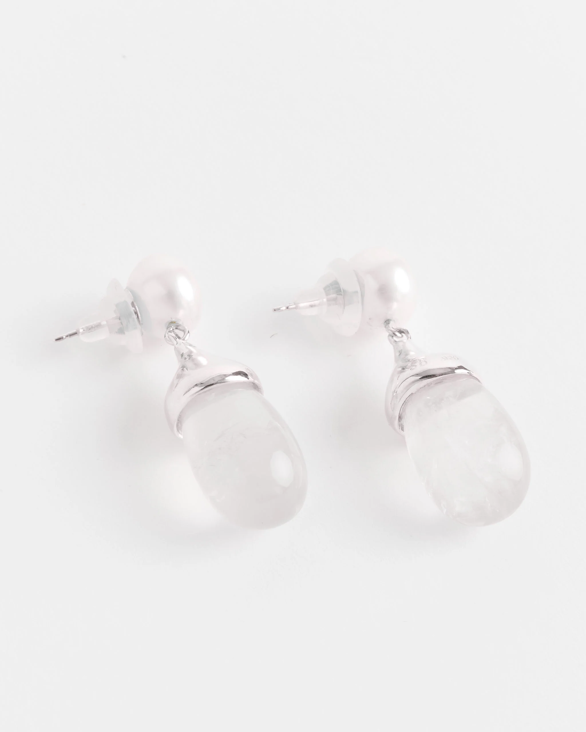 Audrey Earrings in SS/Quartz - Image 2