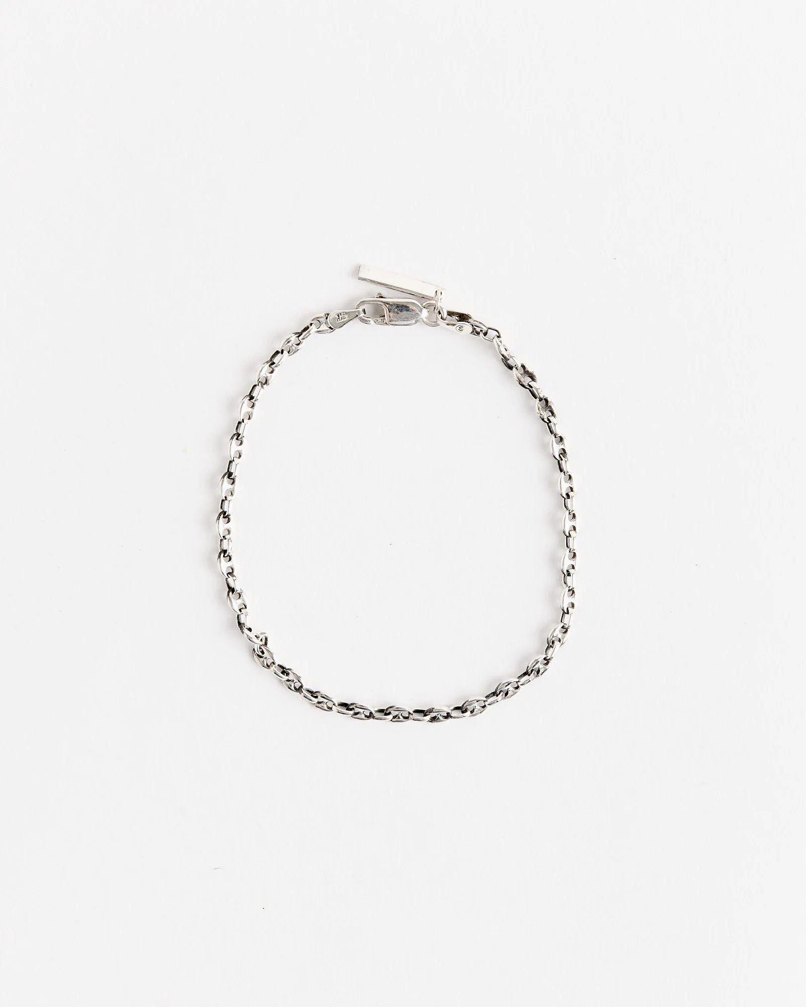 Classic Delicate Chain Bracelet in Sterling Silver