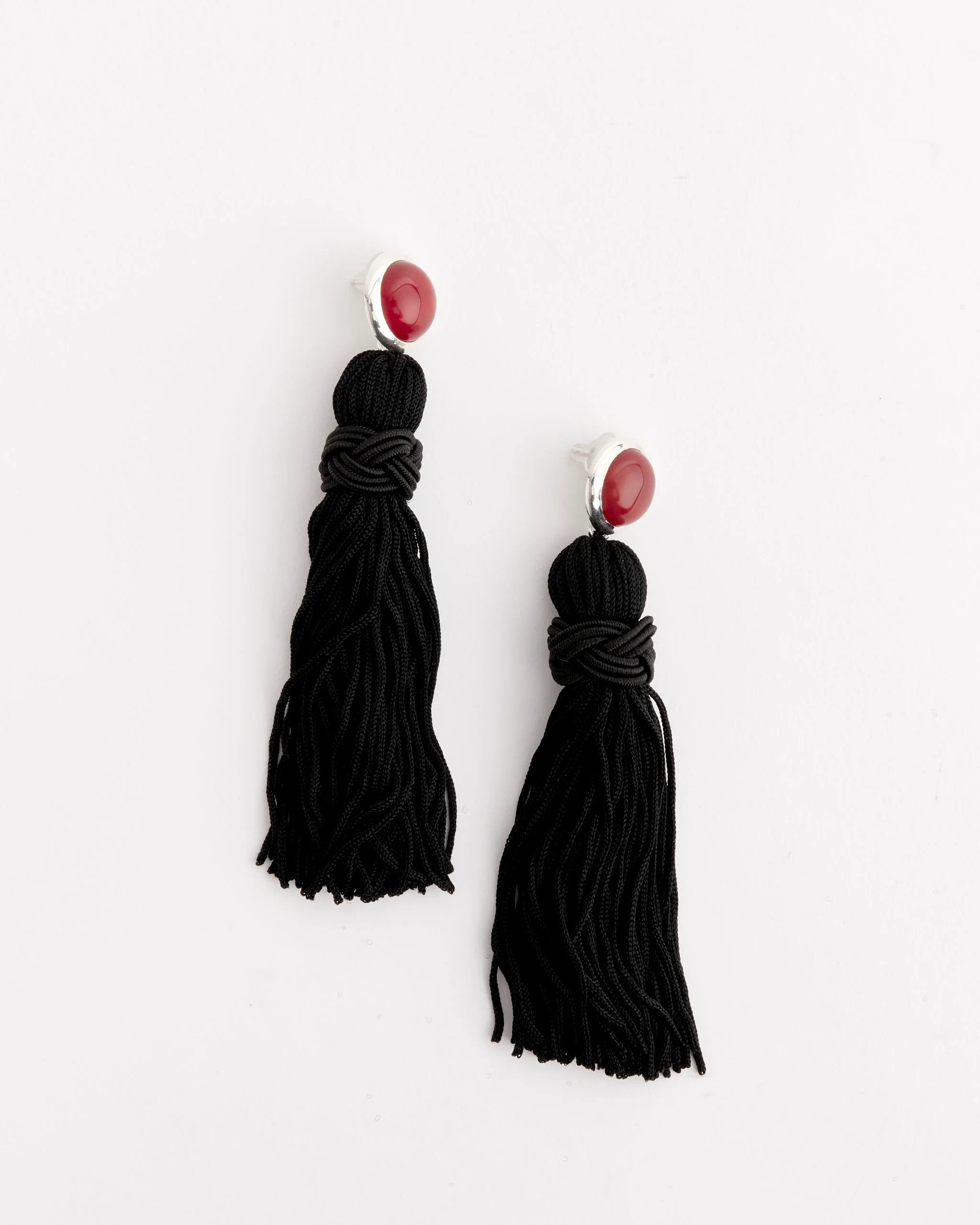 Cleo Tassel Carnelian Earrings