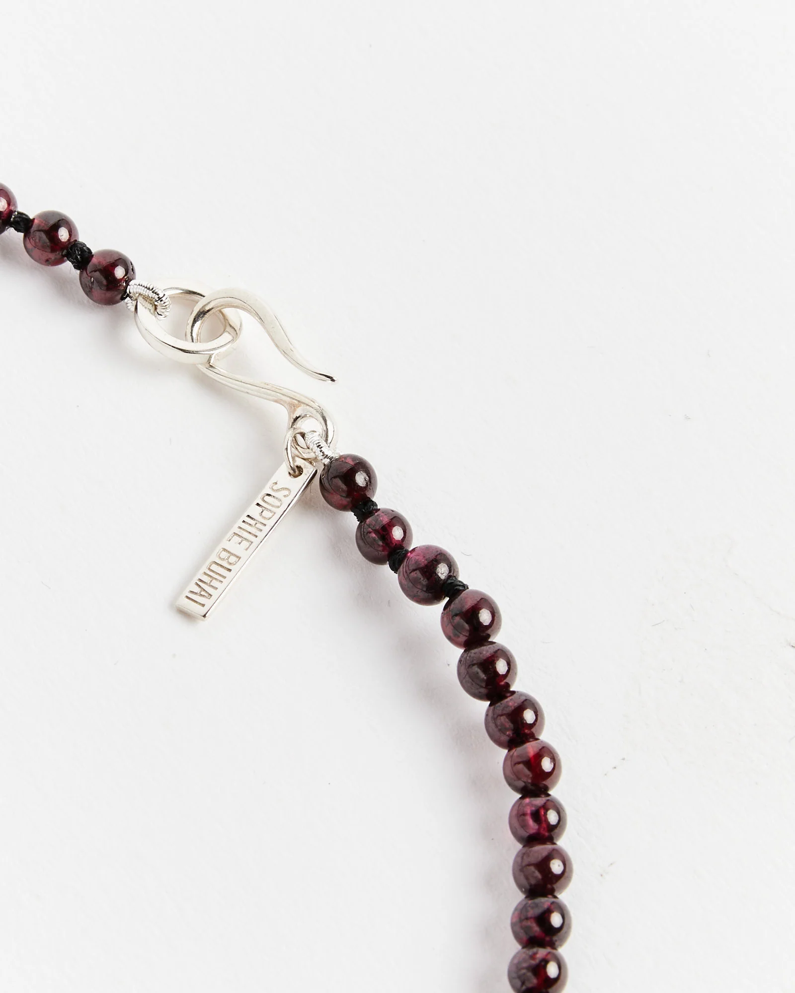 Petite Boule Collar in Garnet - Image 3