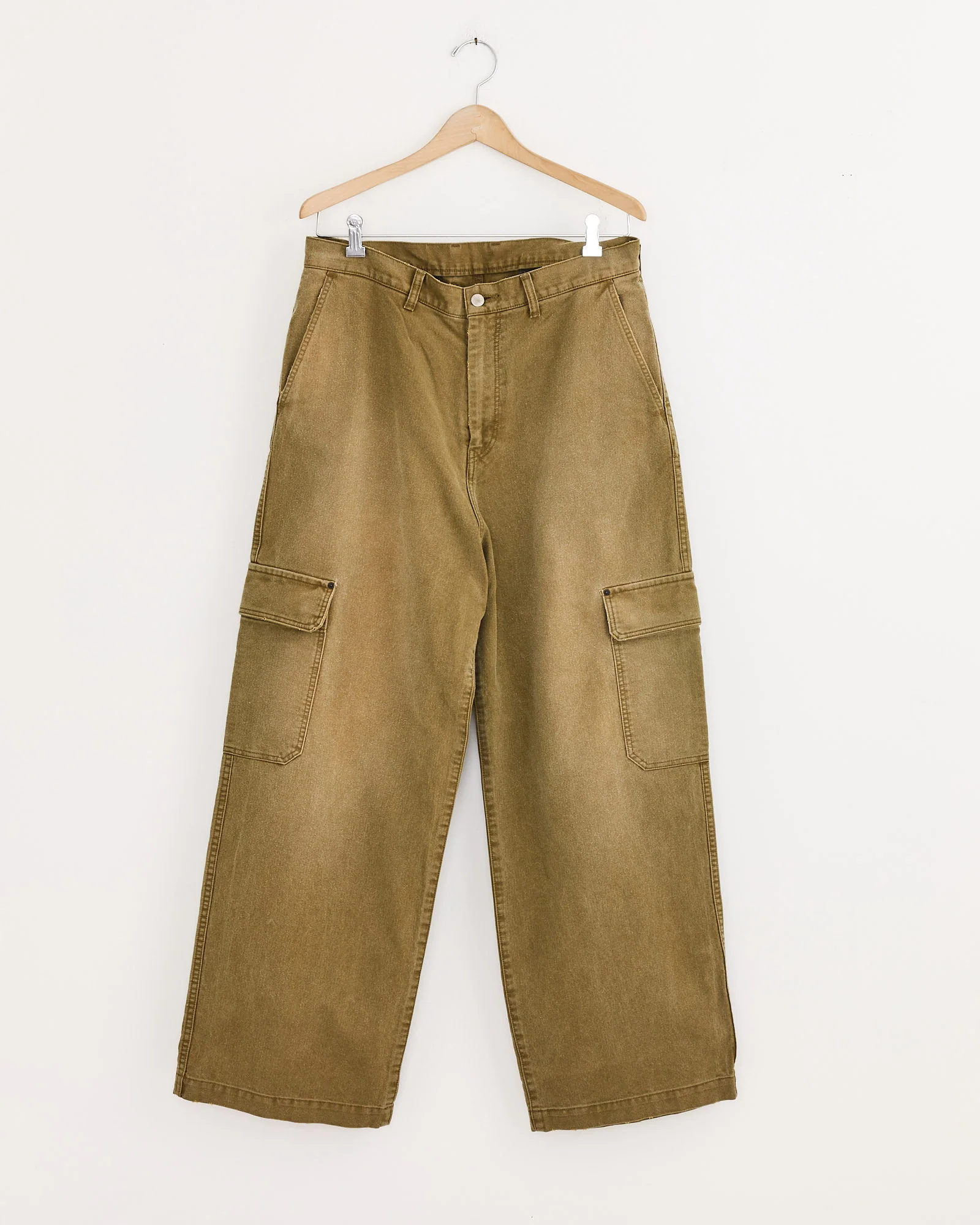 Sulfur Dyed Trousers in Khaki