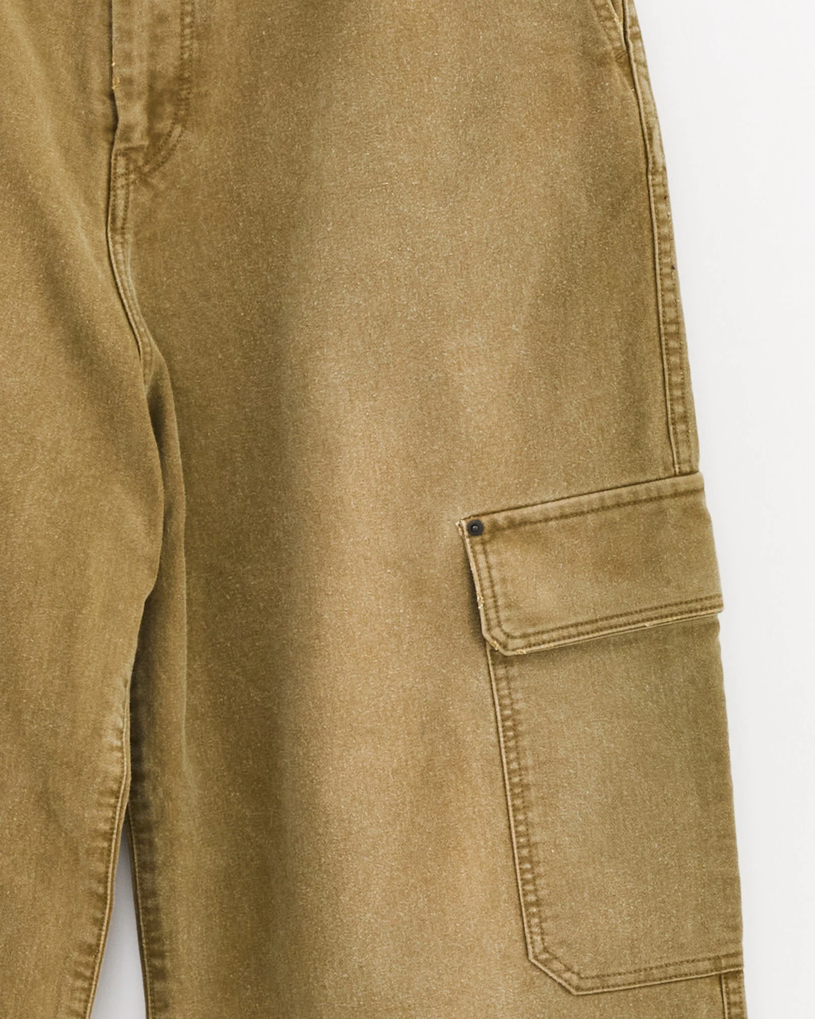 Sulfur Dyed Trousers in Khaki - Image 2