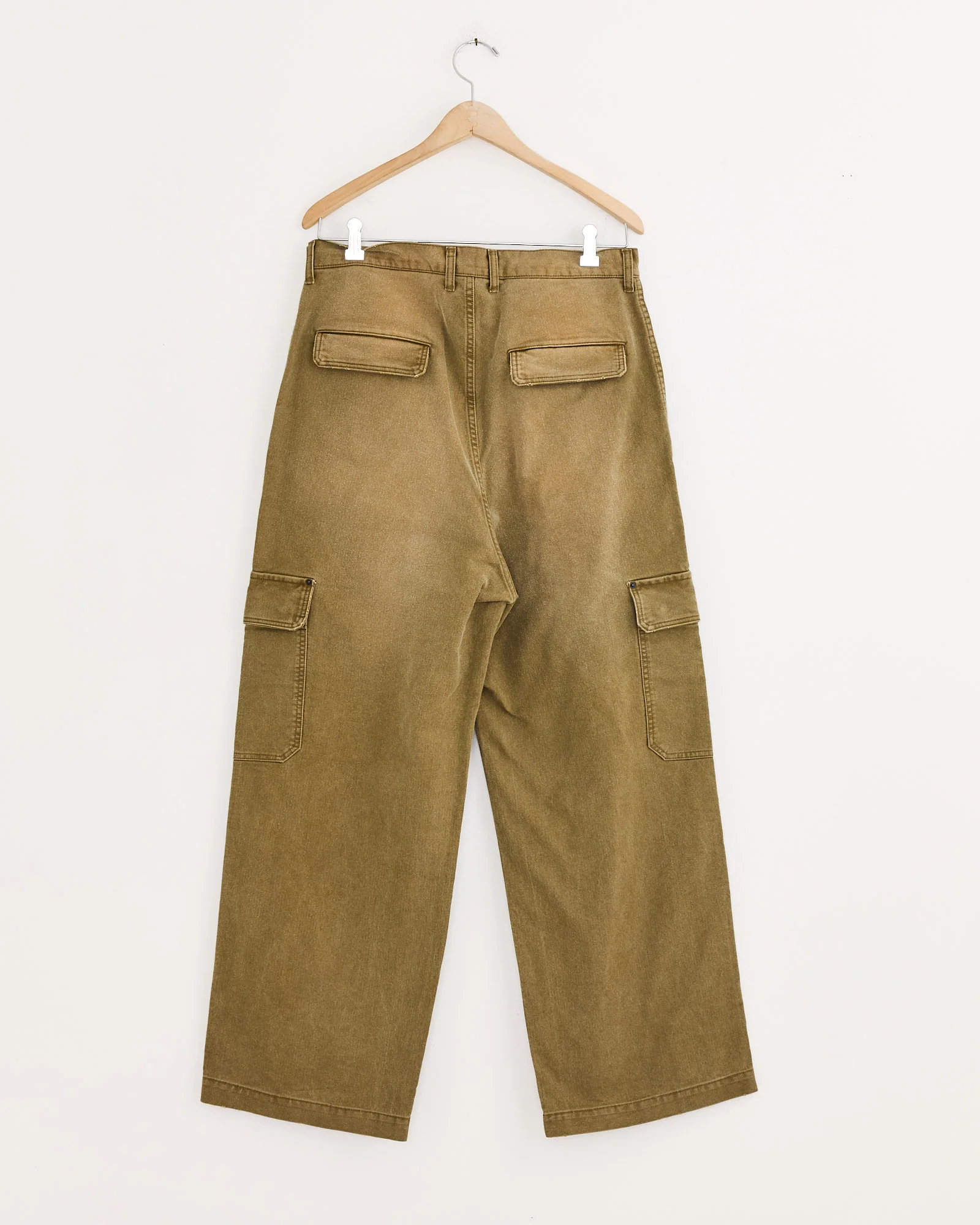 Sulfur Dyed Trousers in Khaki - Image 3