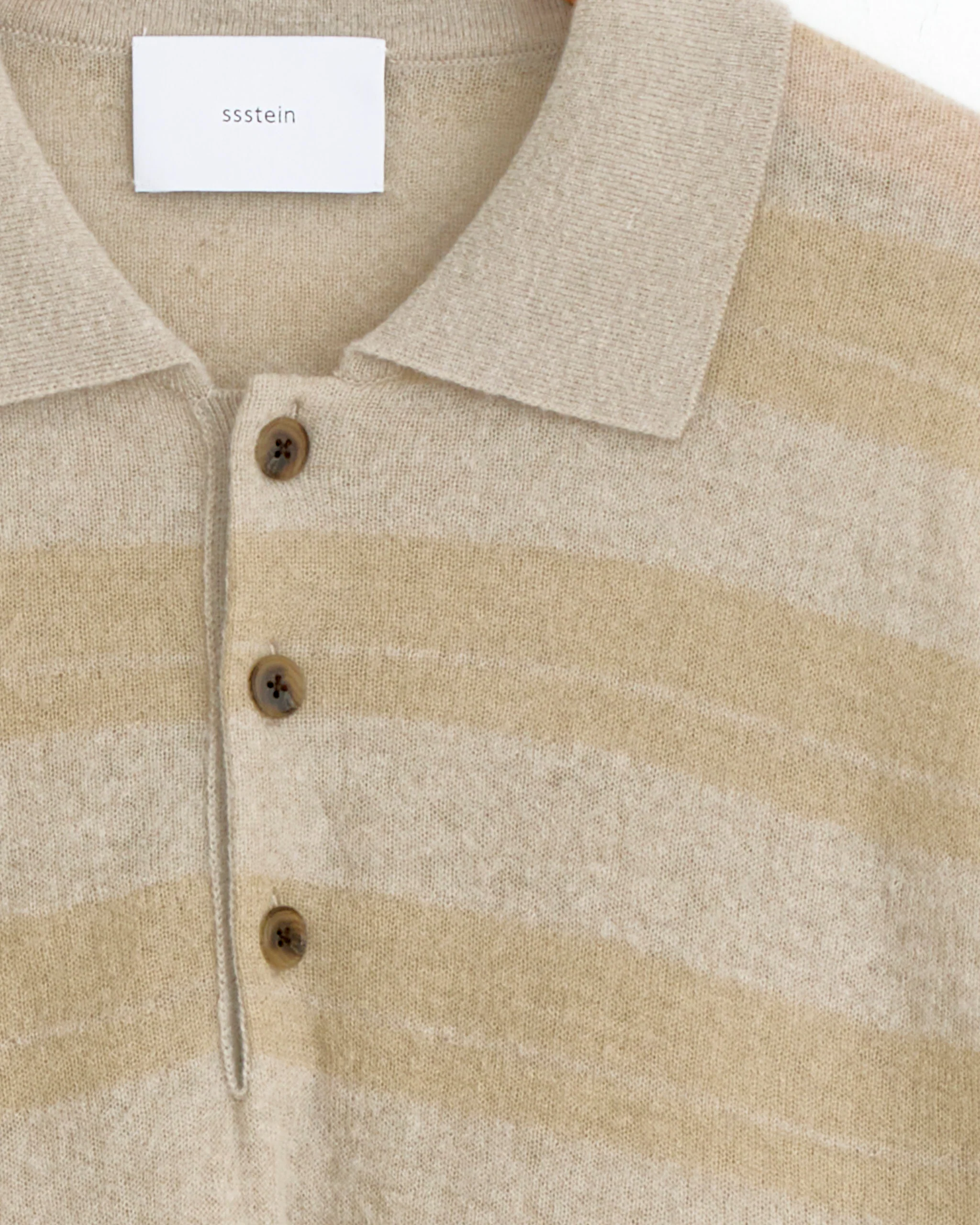 Striped 1483 Sweater in Beige Grey Mix - Image 2