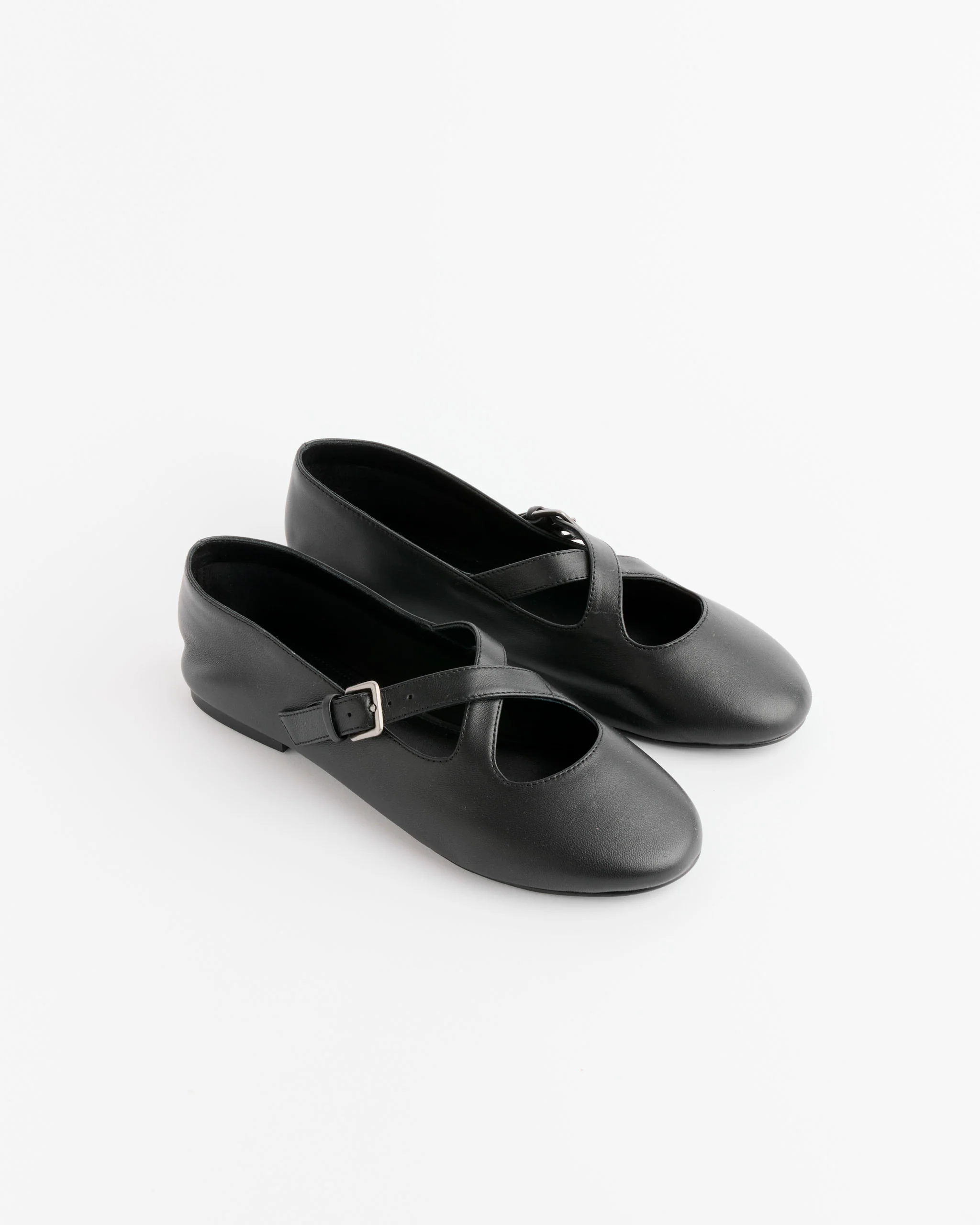 Ballerina Flat in Black - Image 2