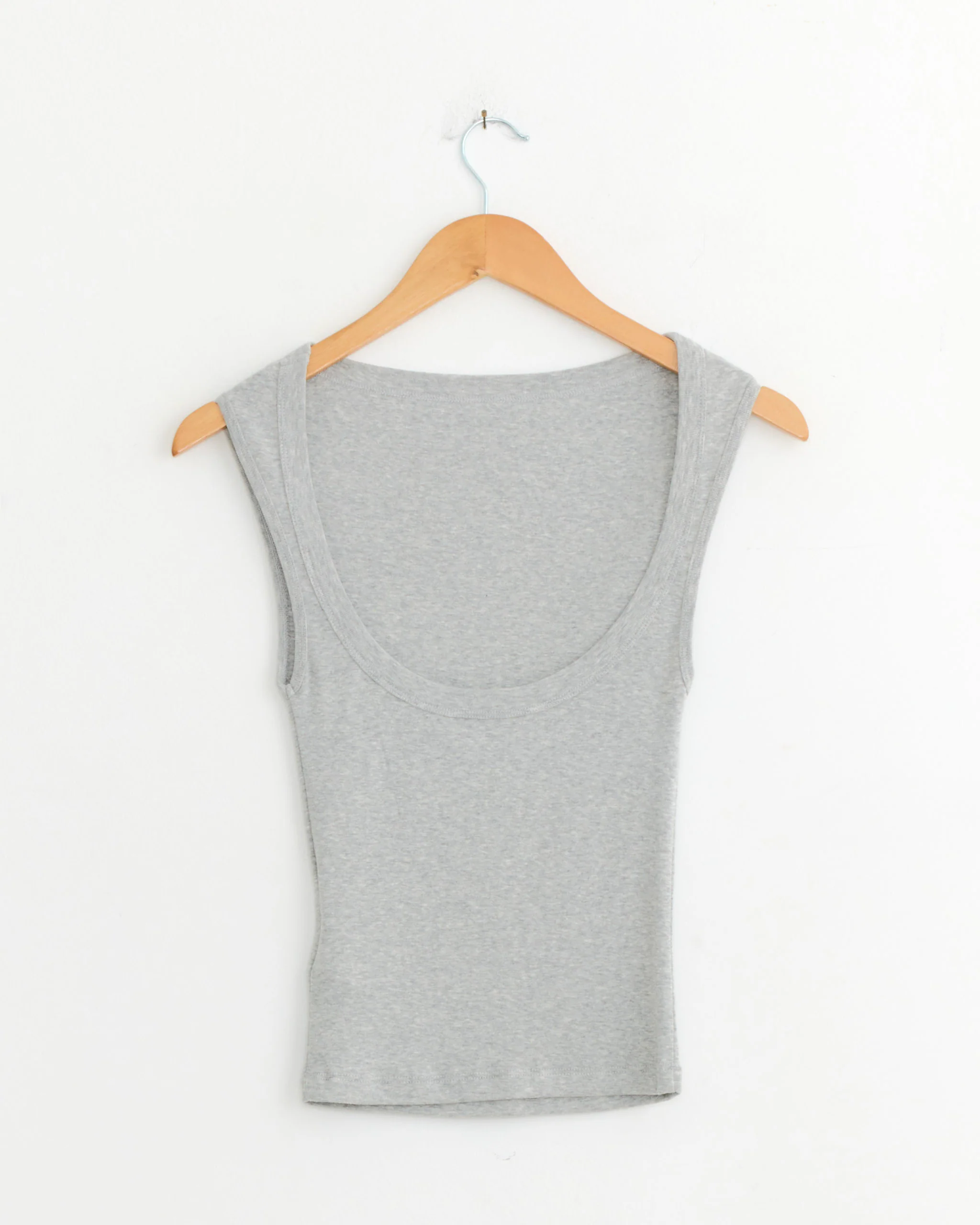 Ballerina Top in Light Grey Marle - Image 2