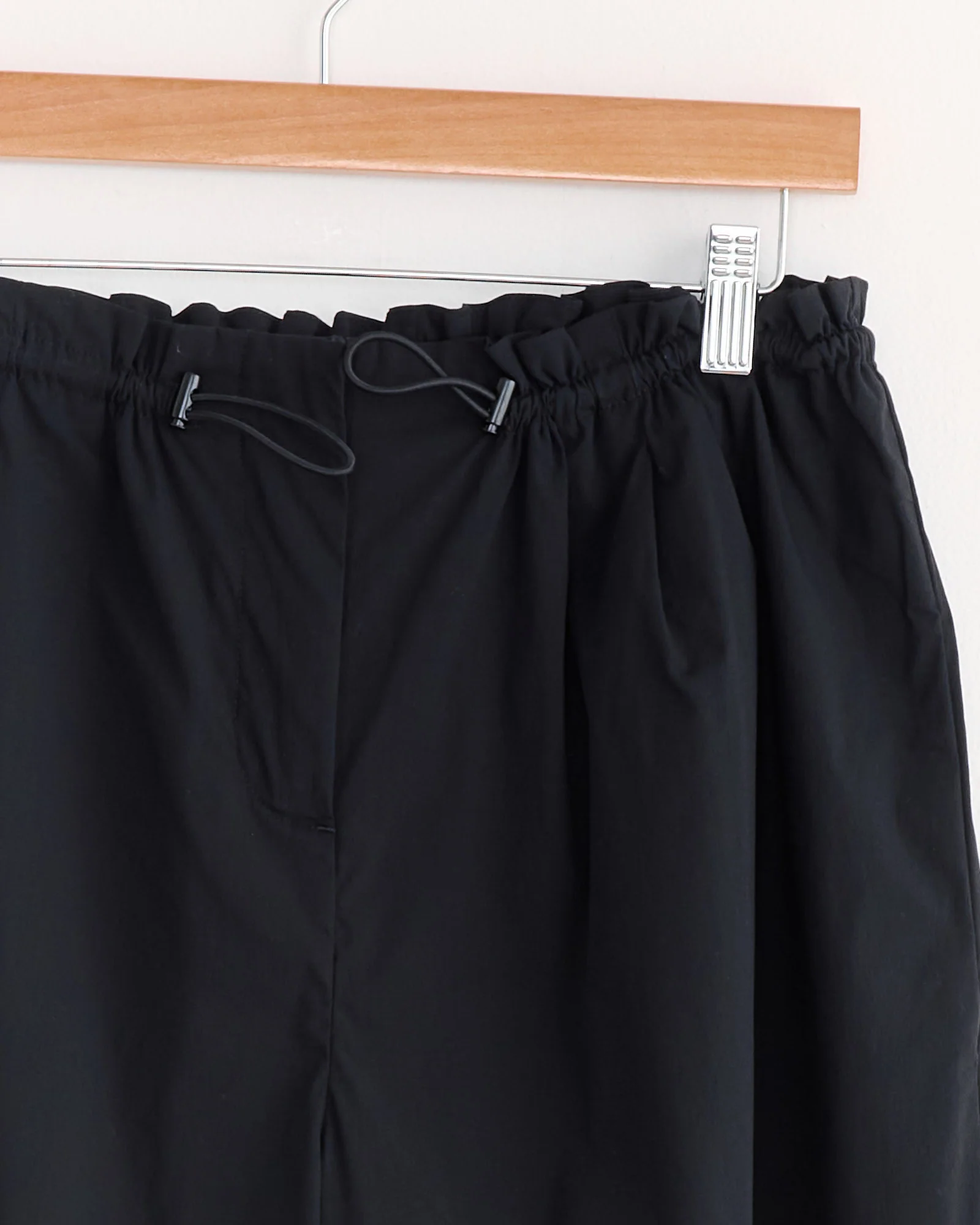 Petit Paperbag Waist Pant in Black - Image 2