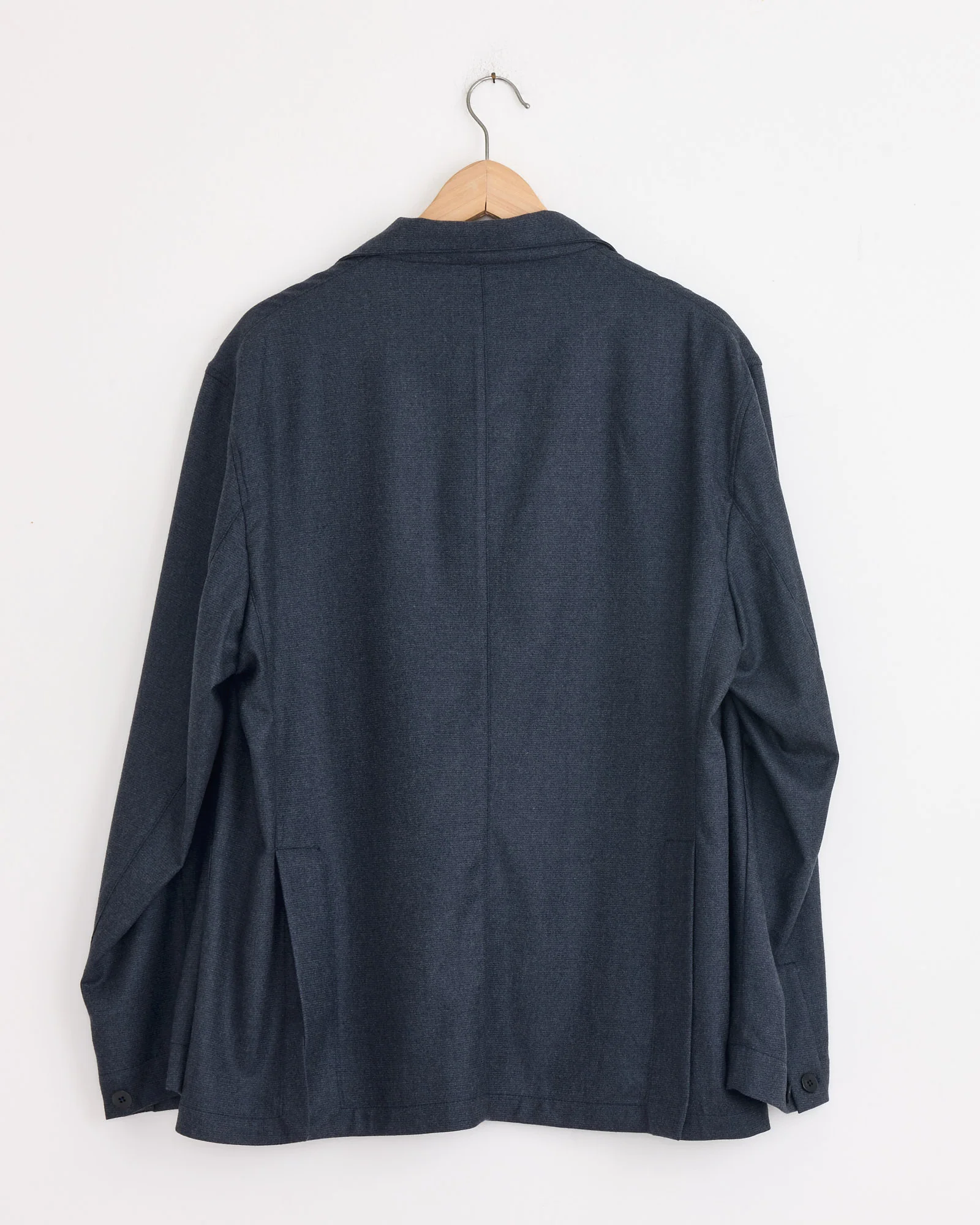 Single Breasted Shirt Jacket in Indigo - Image 3