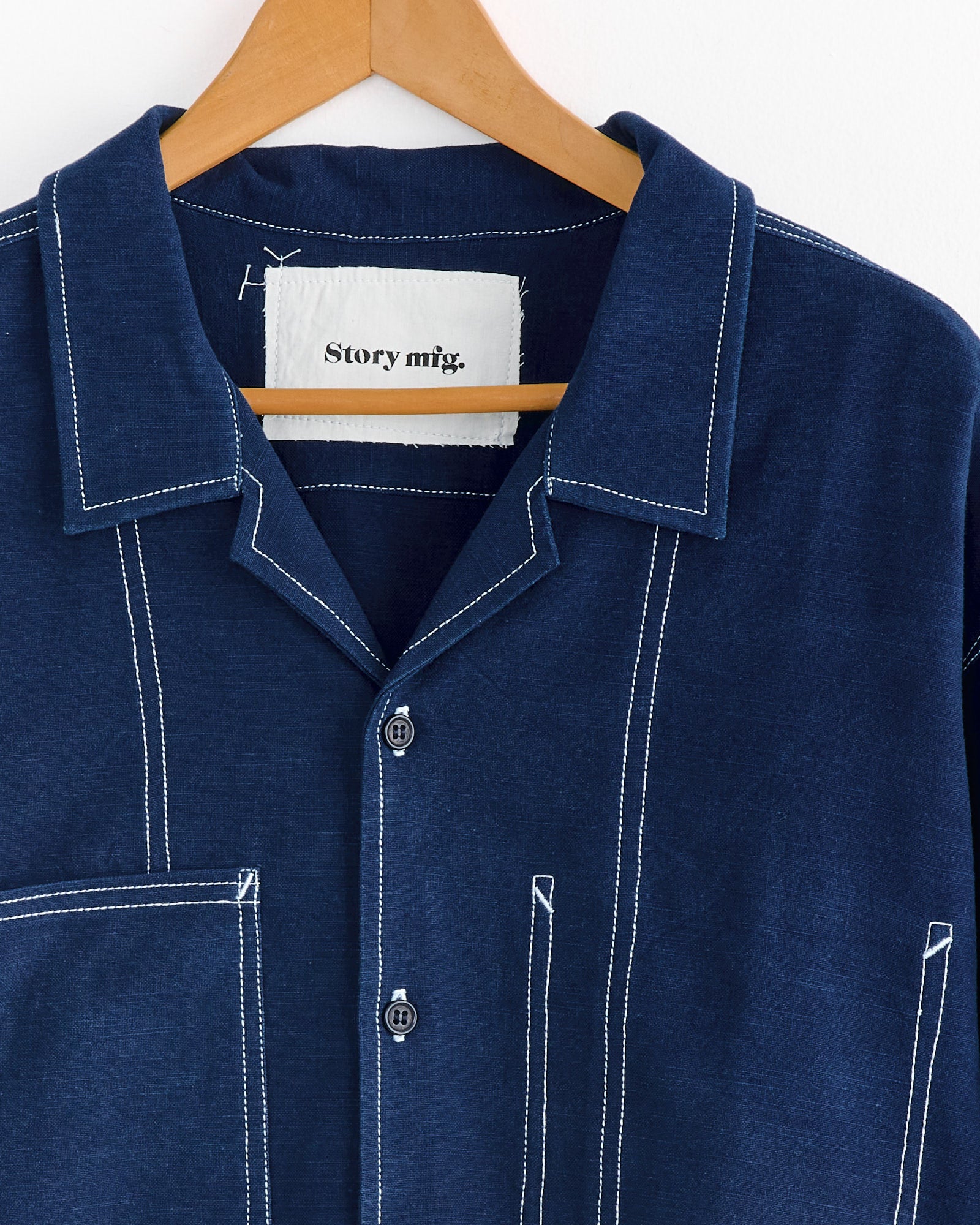 Brake Shirt in Indigo - Image 2