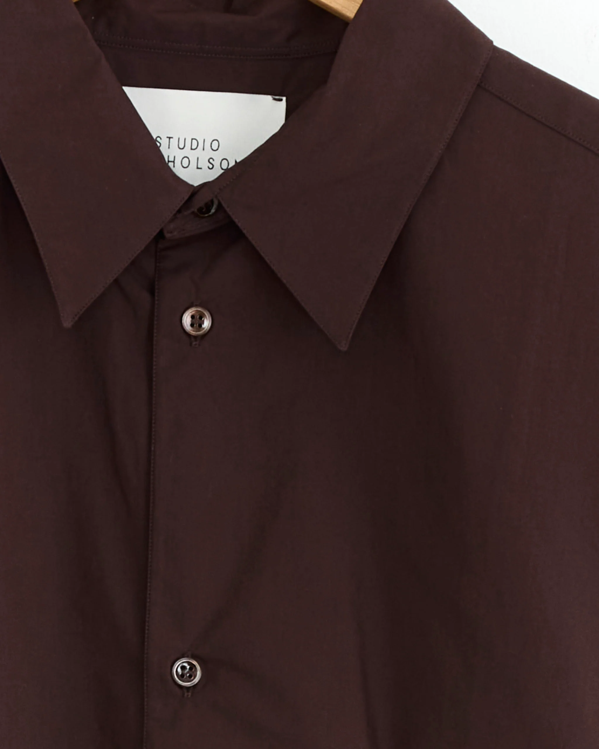 Short Sleeve Boxy Shirt in Cocoa - Image 2