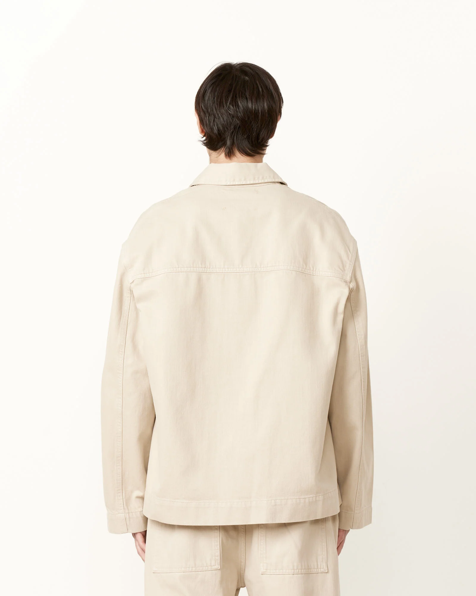 Ease Denim Jacket in Dove - Image 5
