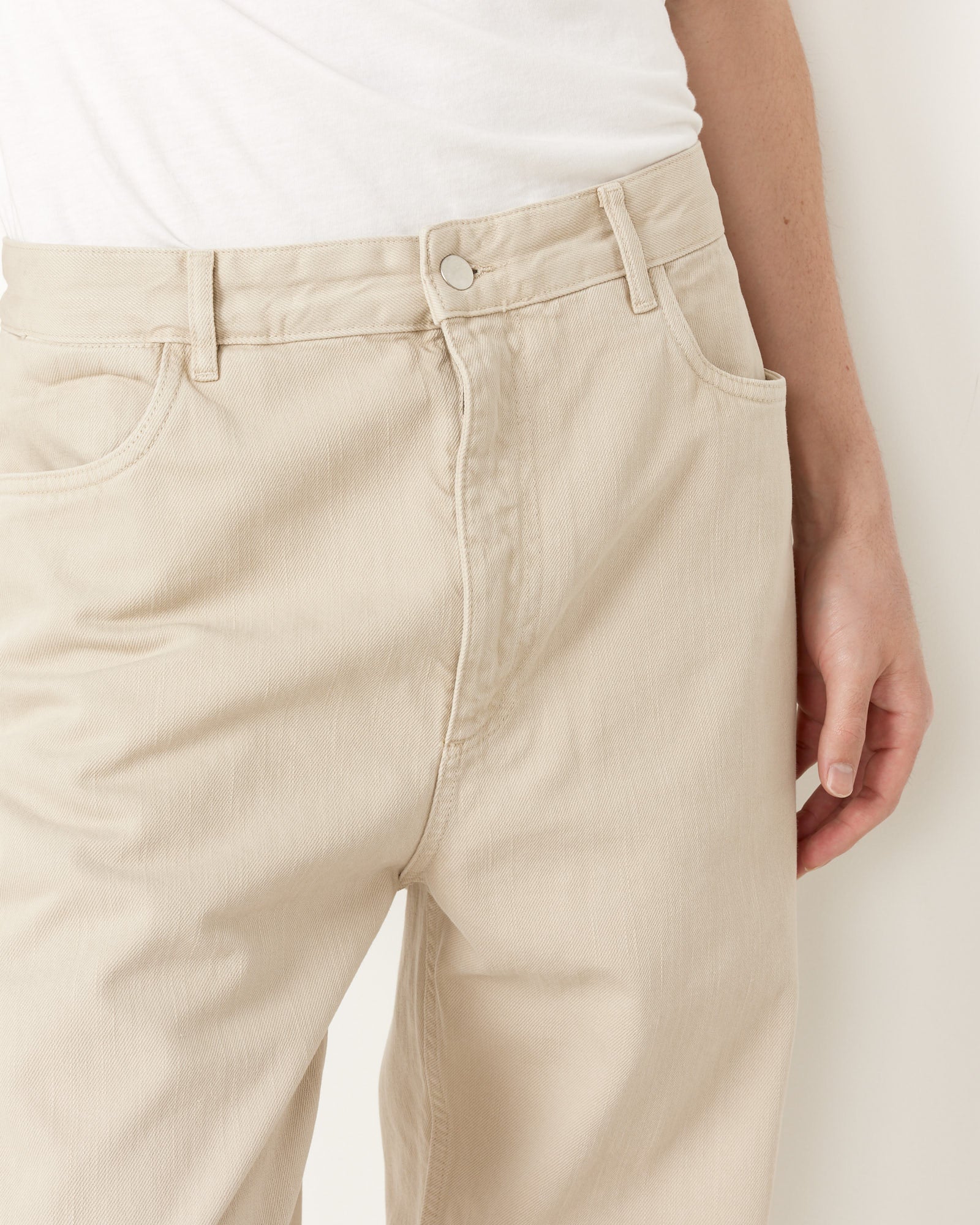 Reed Denim Pant in Dove - Image 3