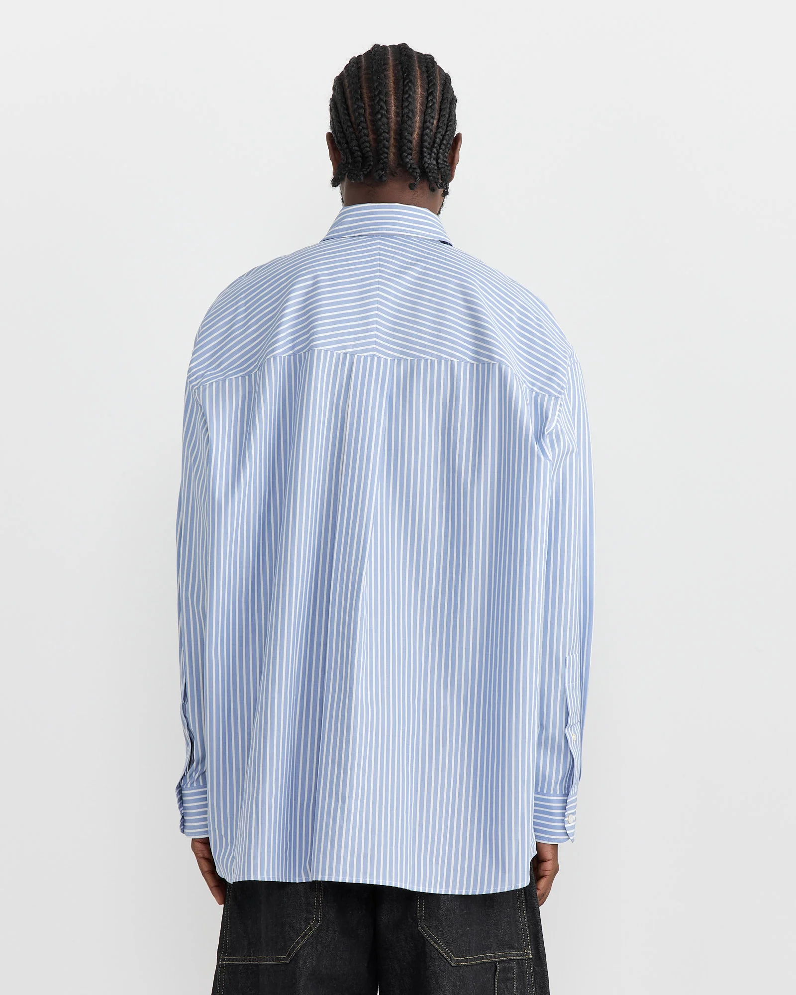 Loche Shirt in Powder Blue/White - Image 4