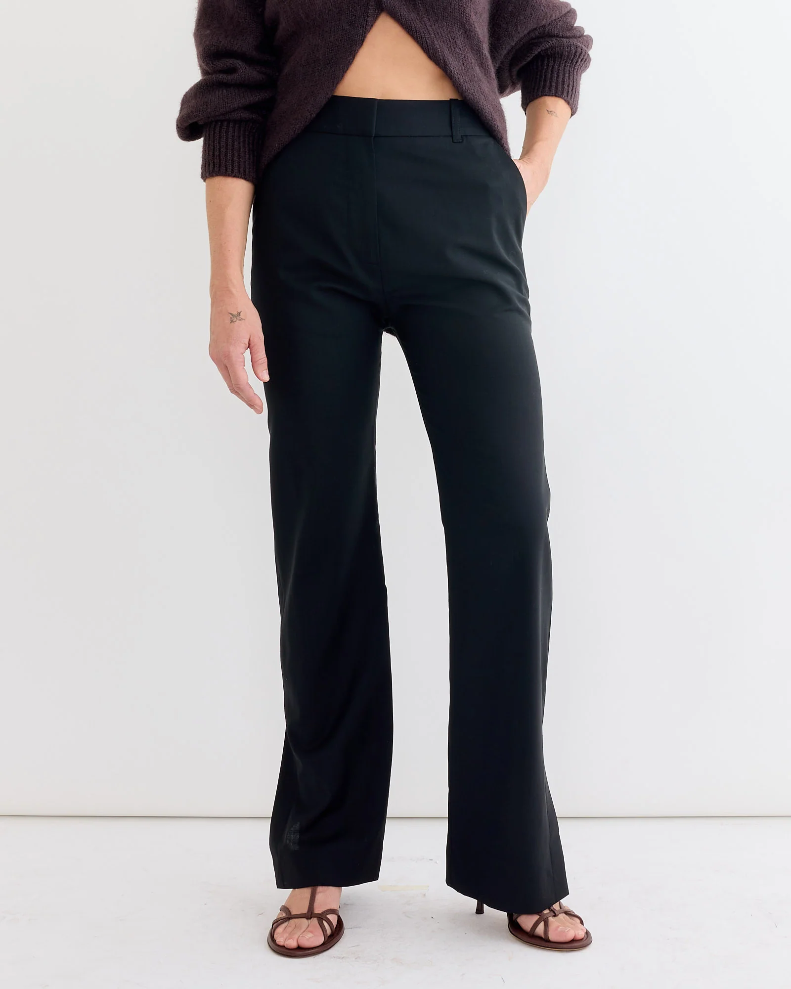 Mitra Pant in Black