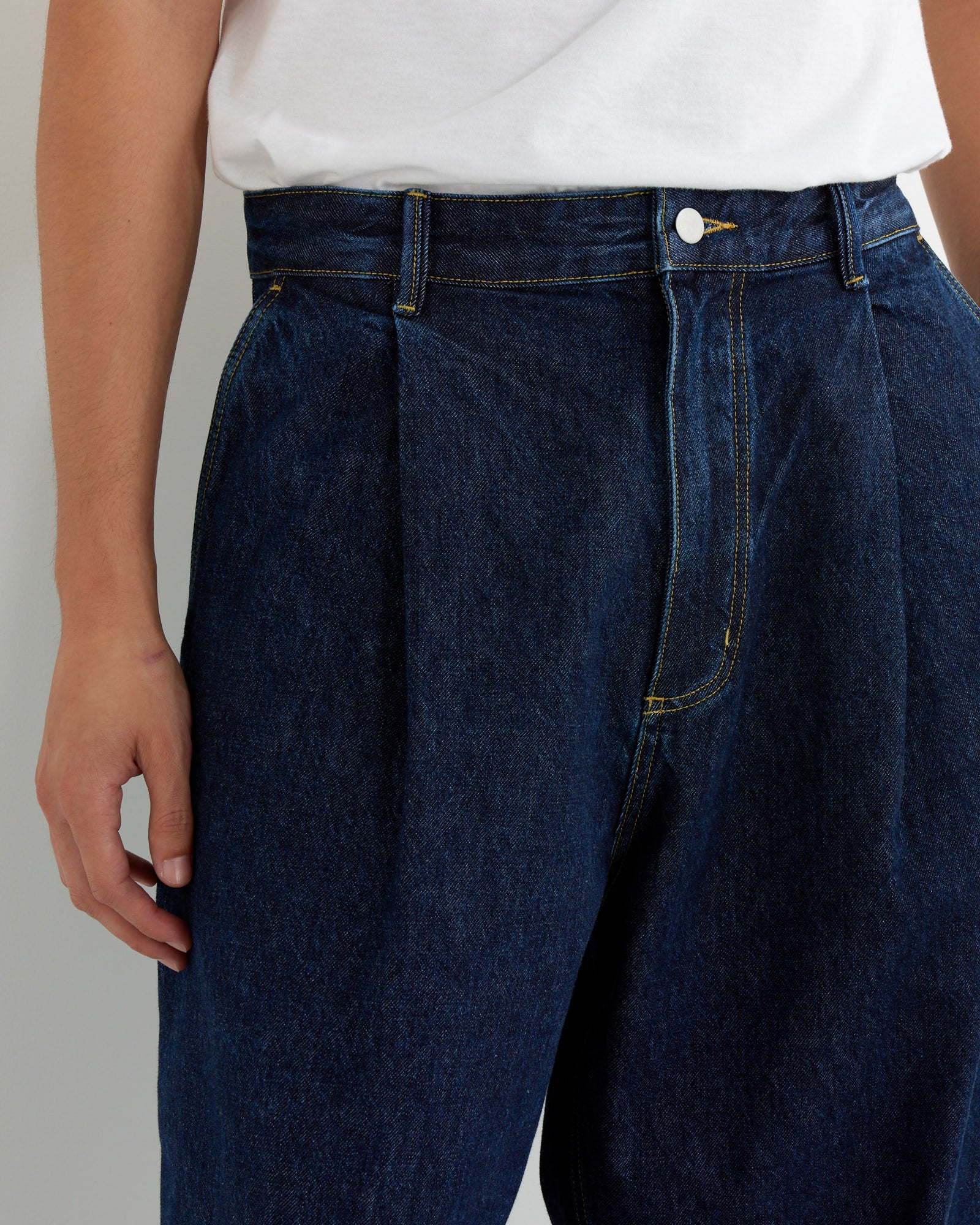 Puch Denim Pant in Blue/Black - Image 3
