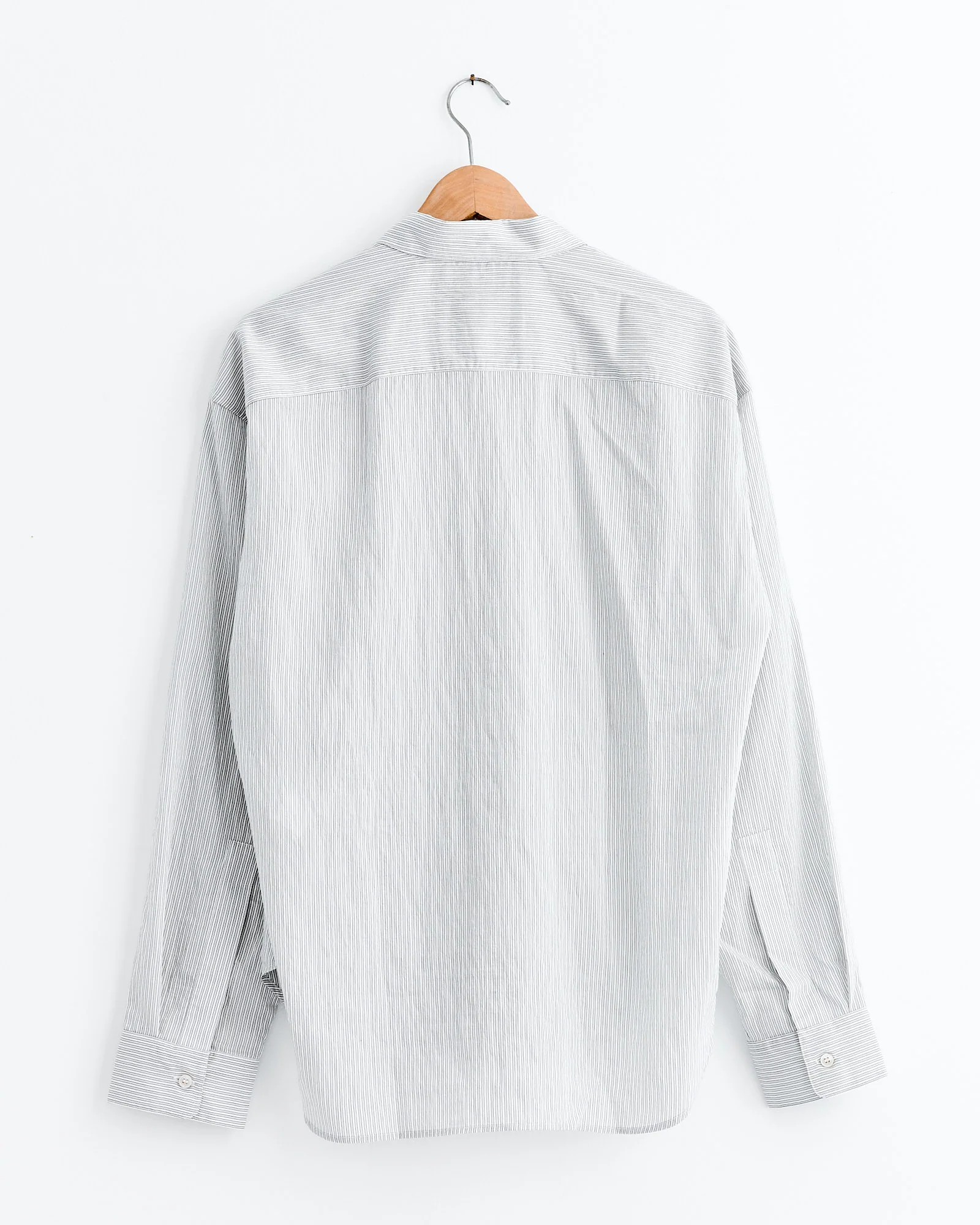 Salin Shirt in Chalk Stripe - Image 3