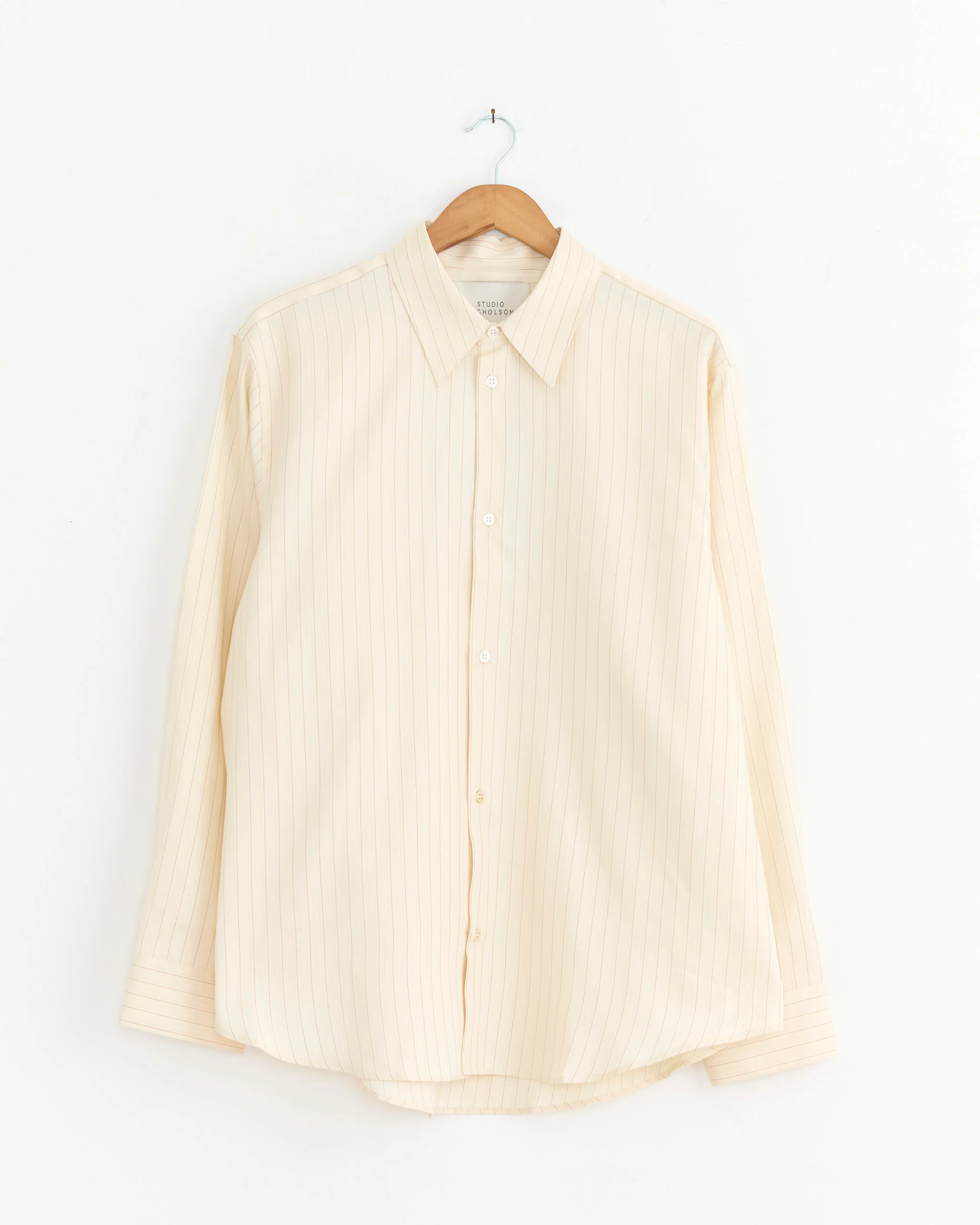 View Shirt in Amber Stripe